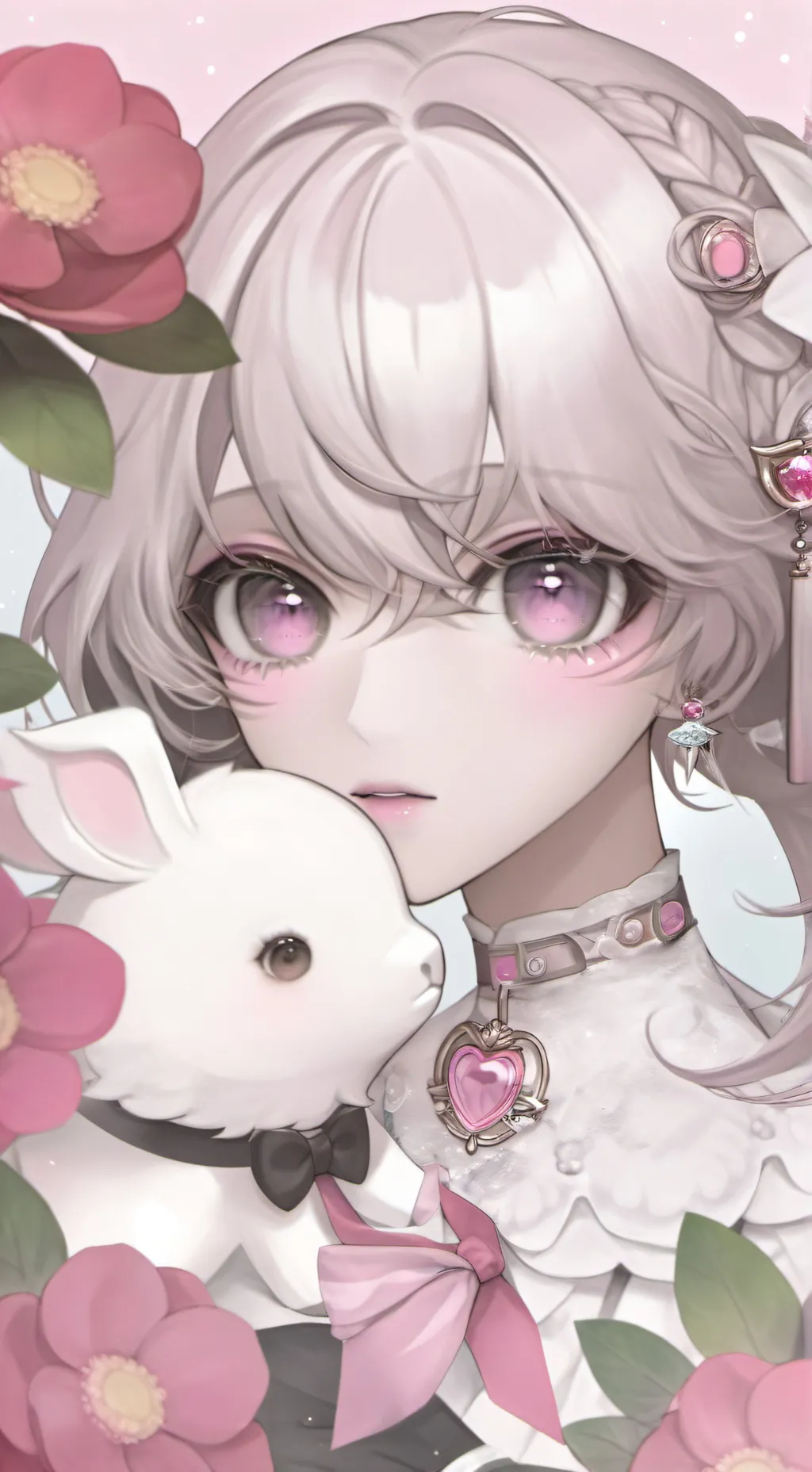 ai character: pose des question  background