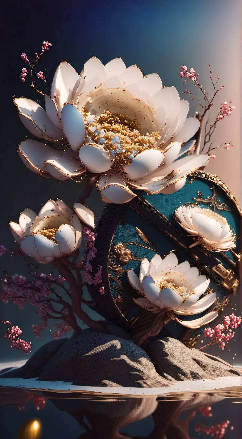 ai character: FLOWERBERRY background