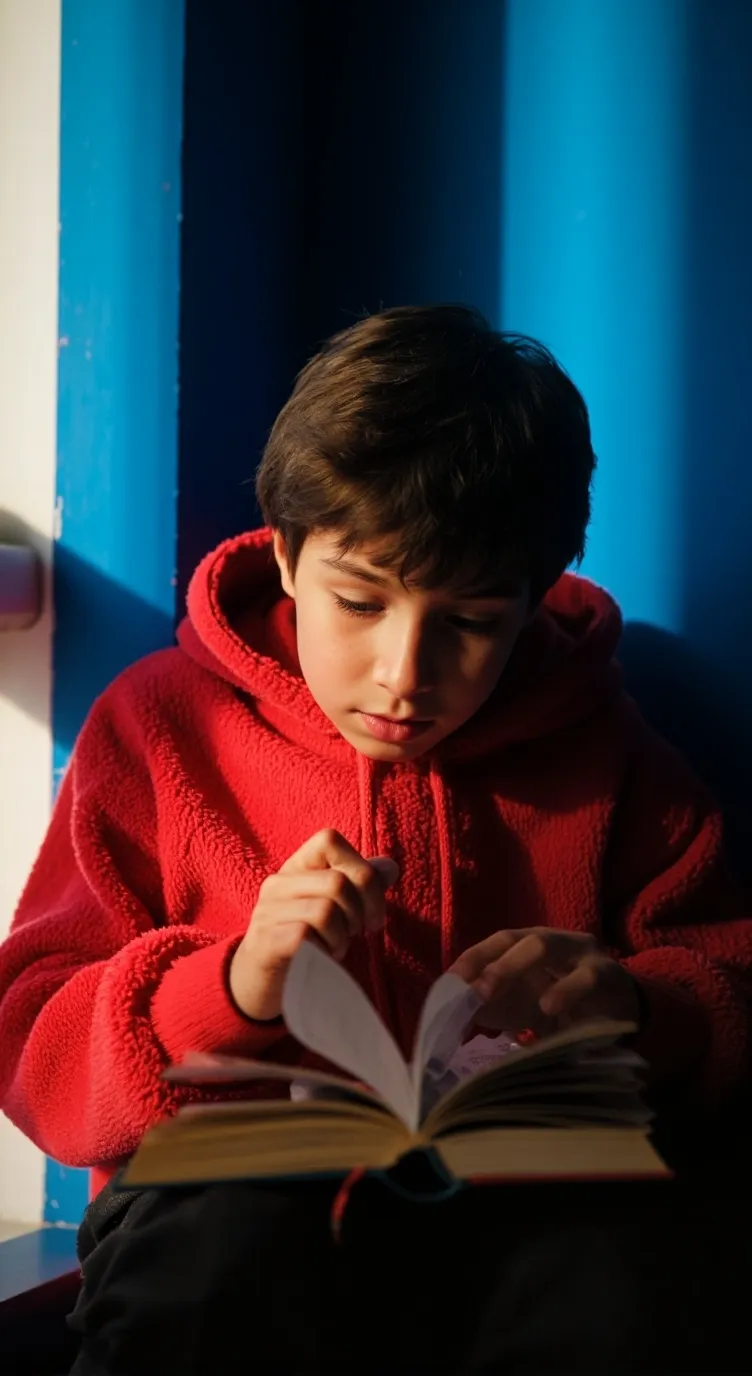 ai character: Bookish Stranger background