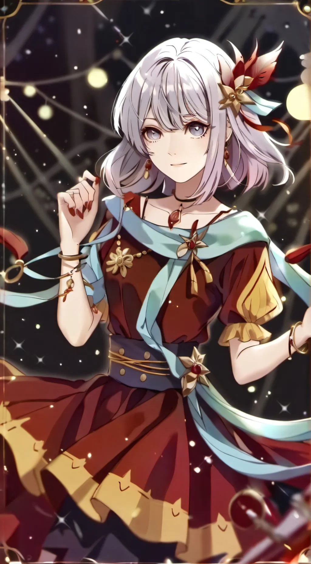 ai character: florence background
