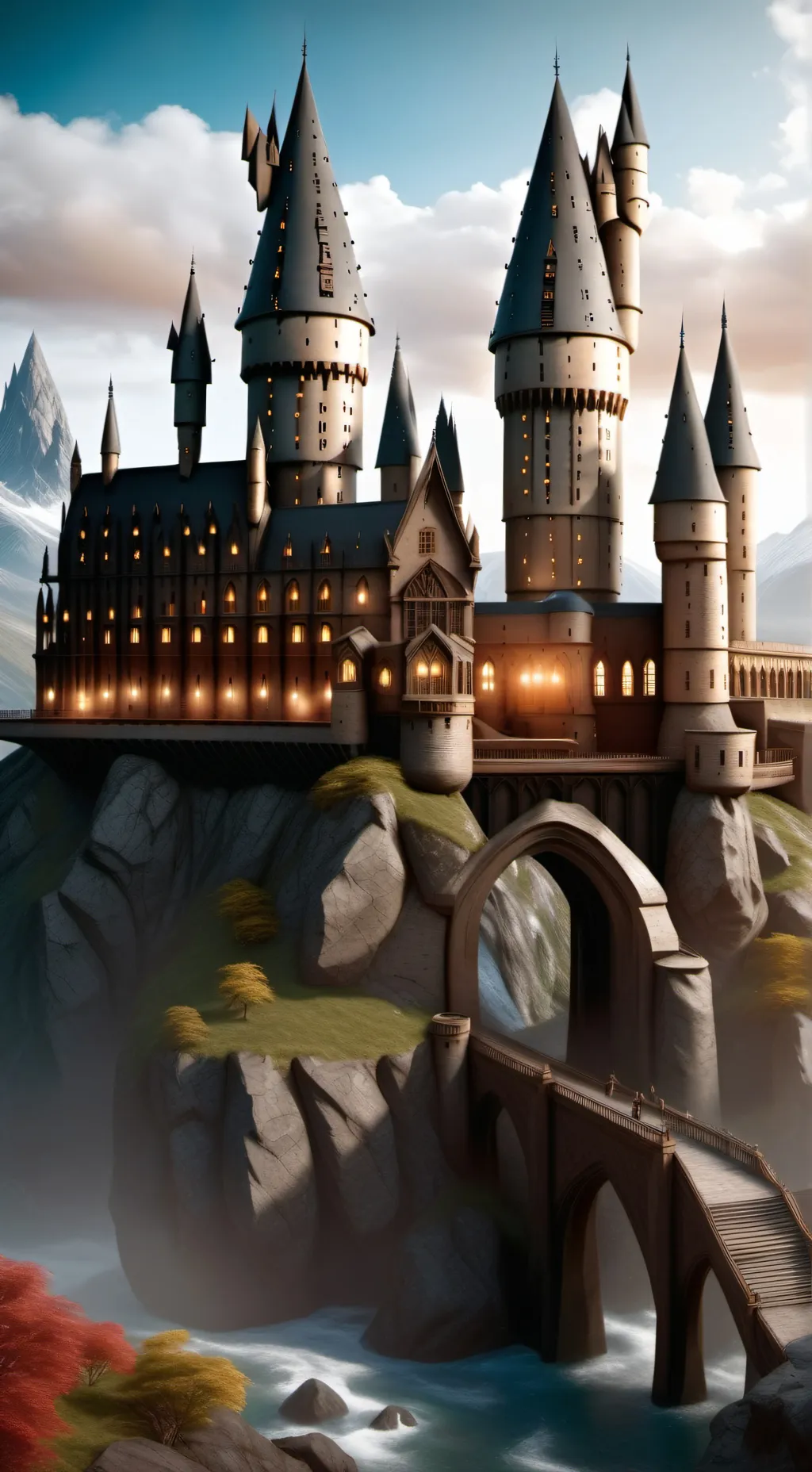 ai character: HoggyHoggyHogwarts background