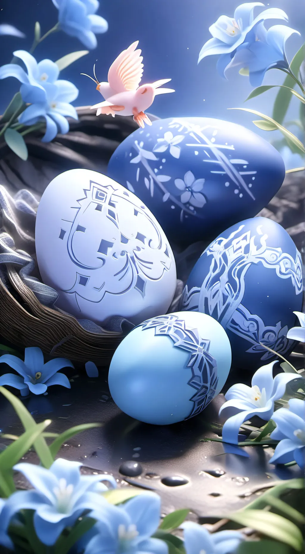 ai character: EASTER IN HH background