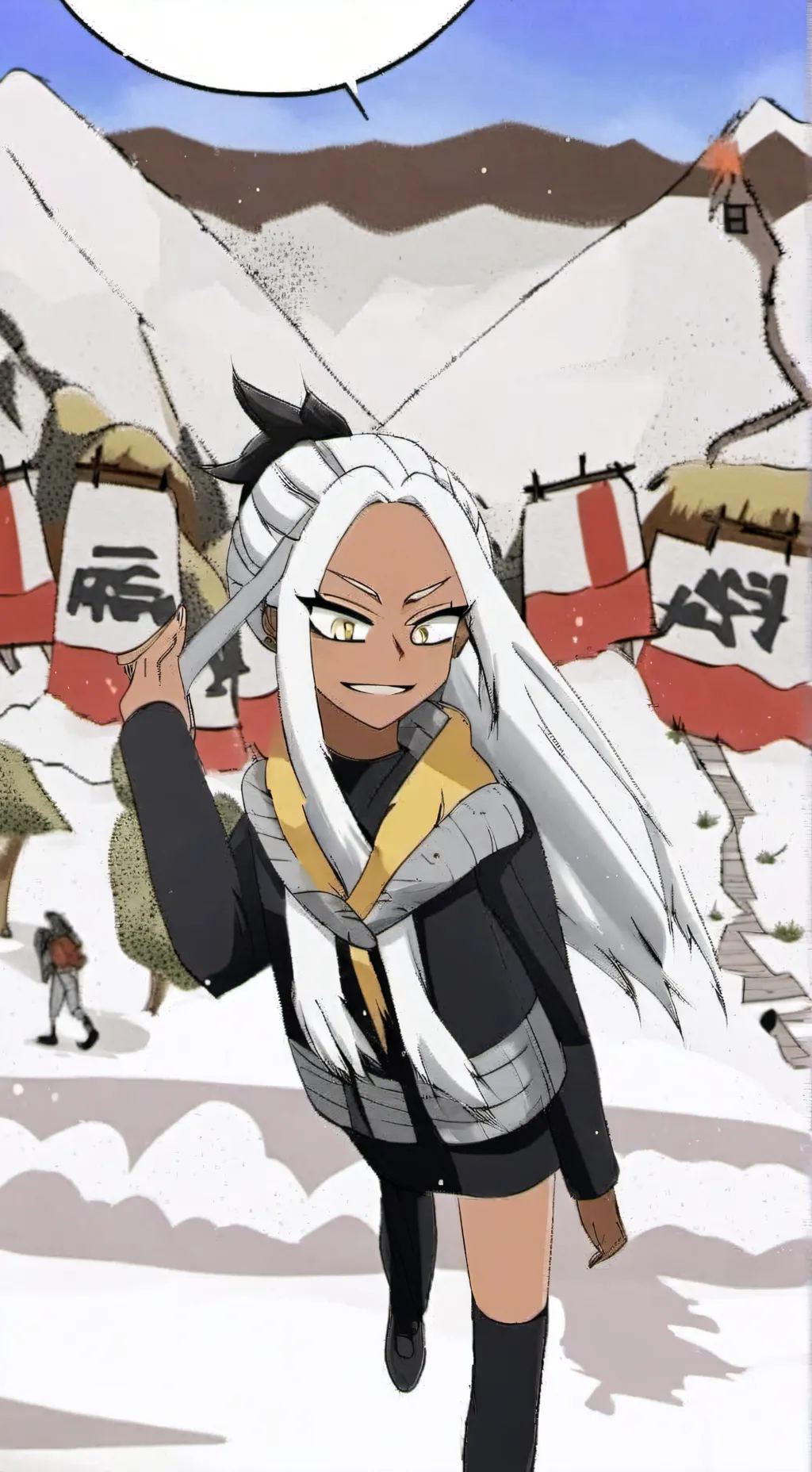 ai character: MHA Mirko's sister background