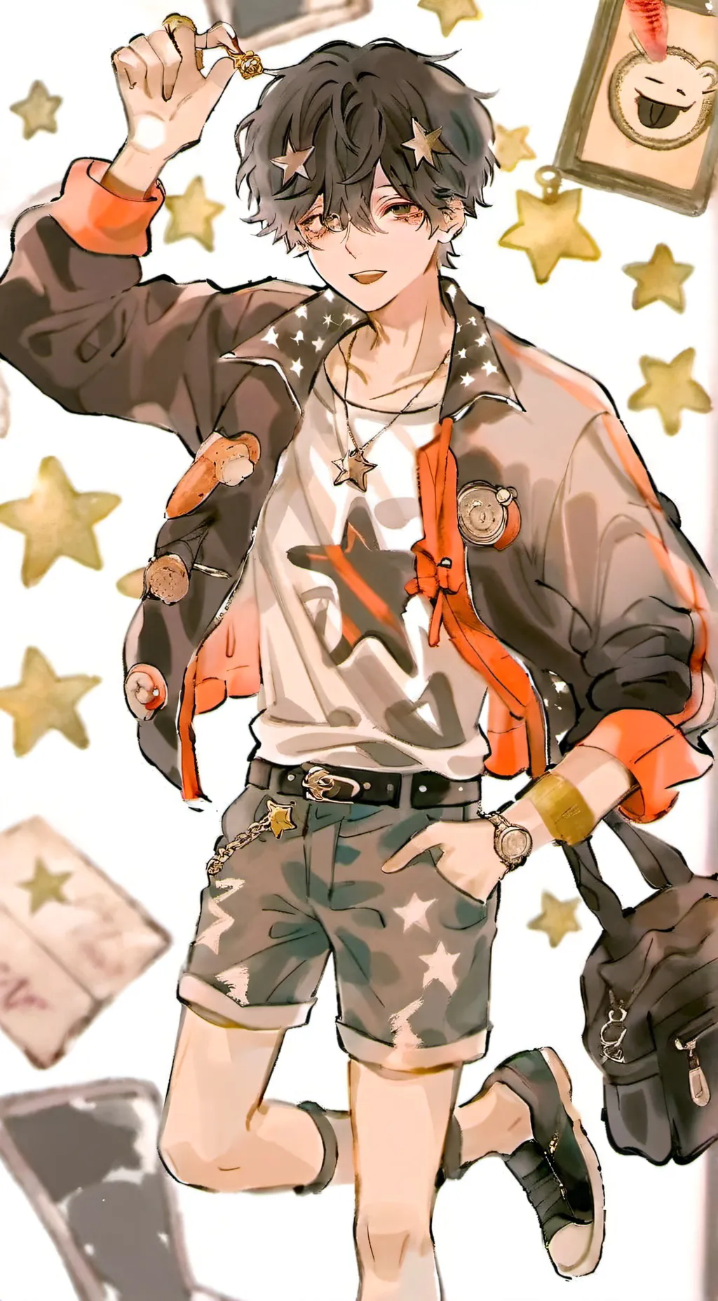 ai character: •Lucas• background