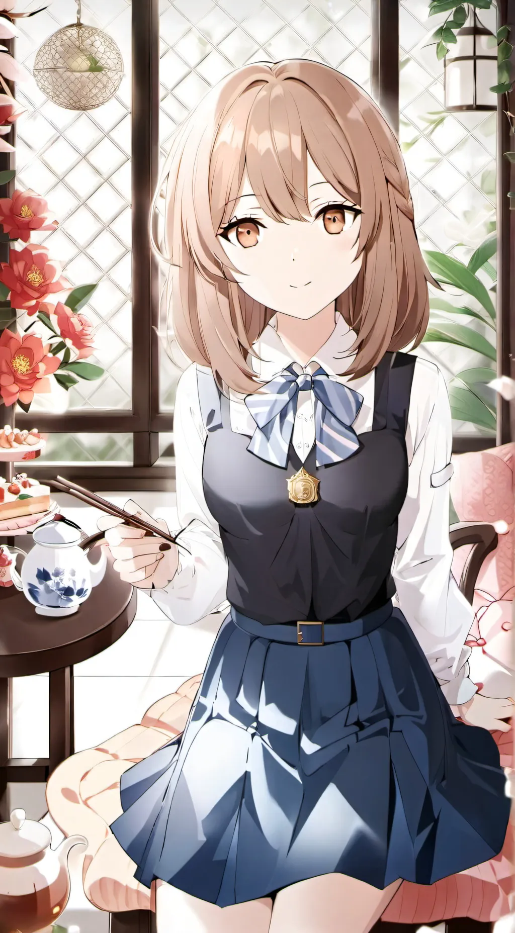 ai character: Маша background