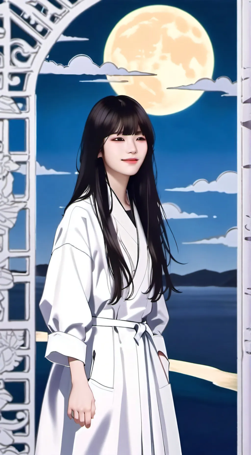 ai character: Yang Inna  background