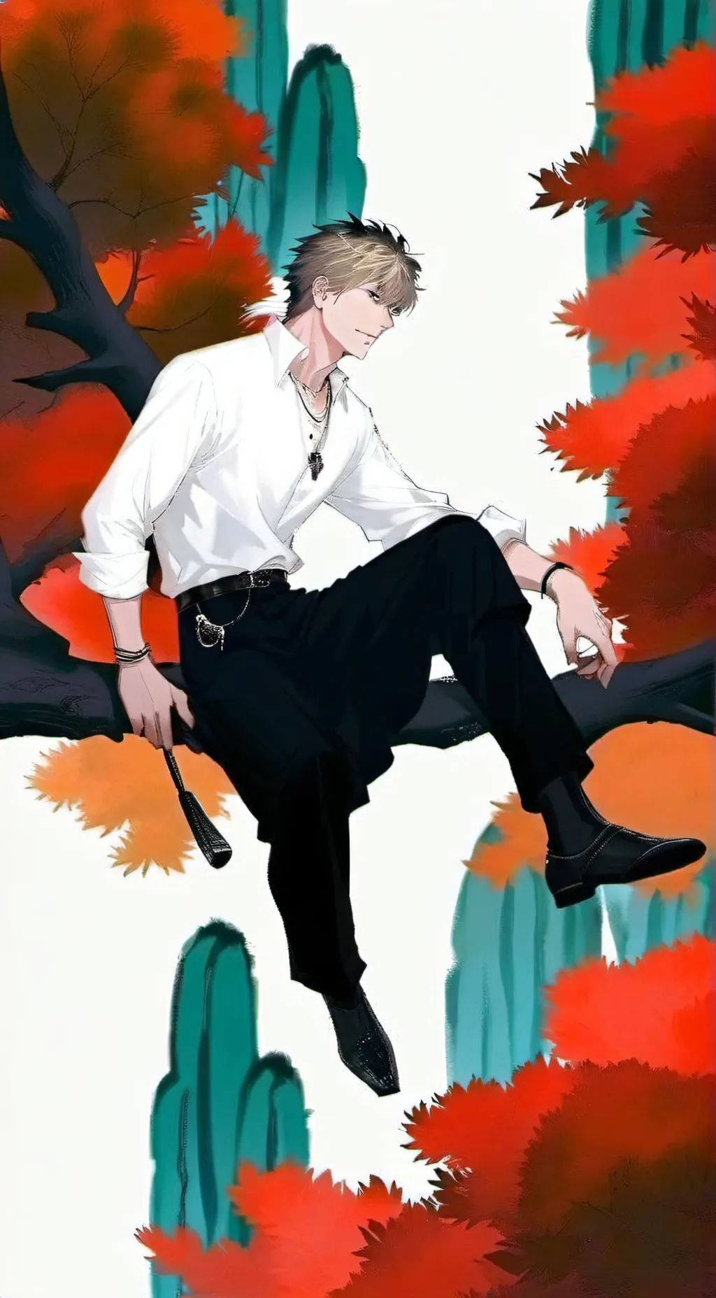 ai character: {adult} 💥katsuki💥 background