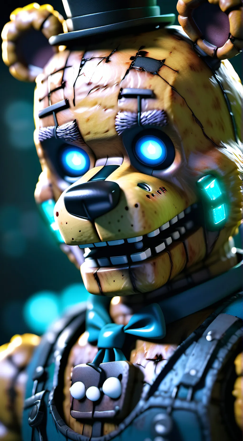 ai character: withered Freddy background