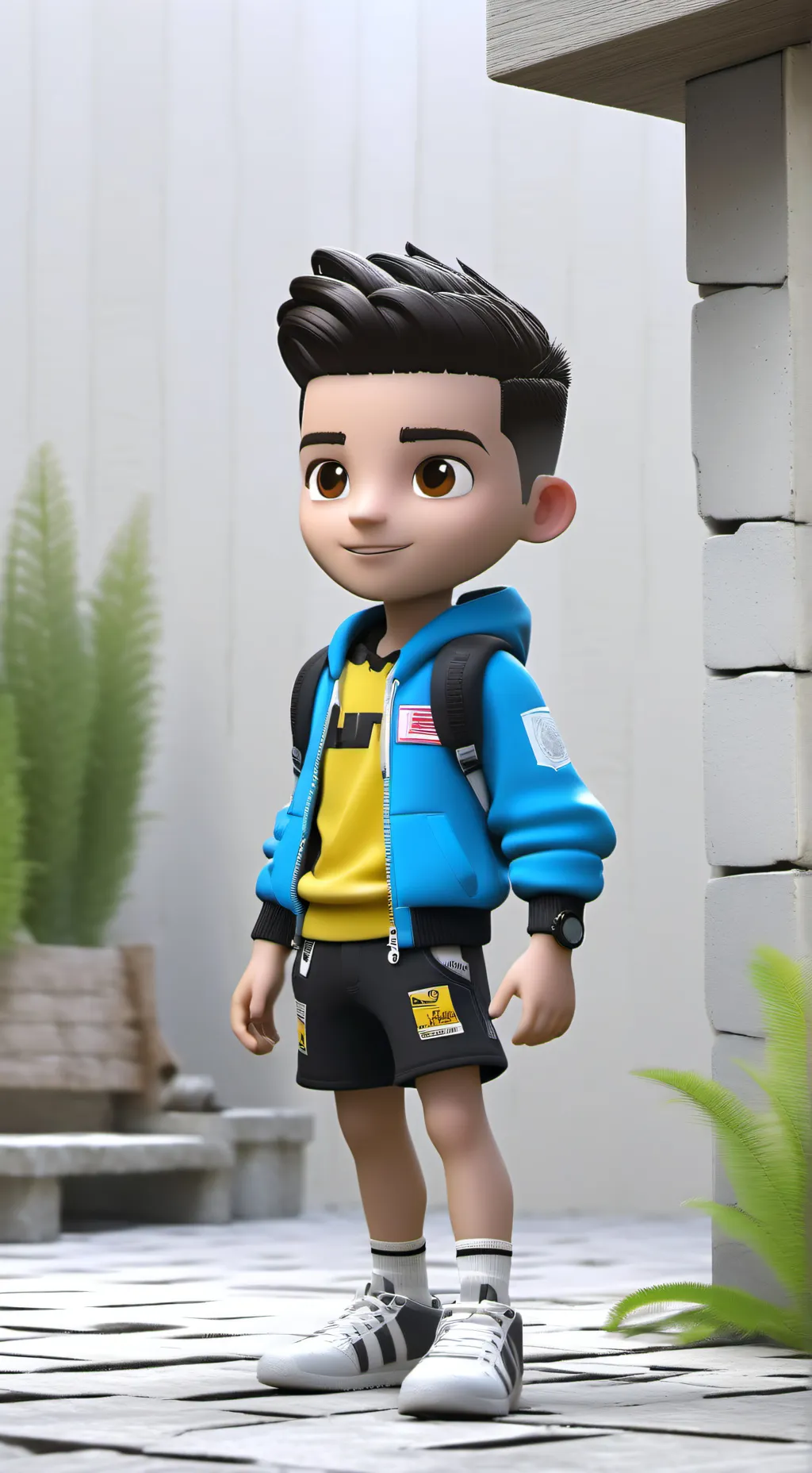 ai character: Miles Callisto  background