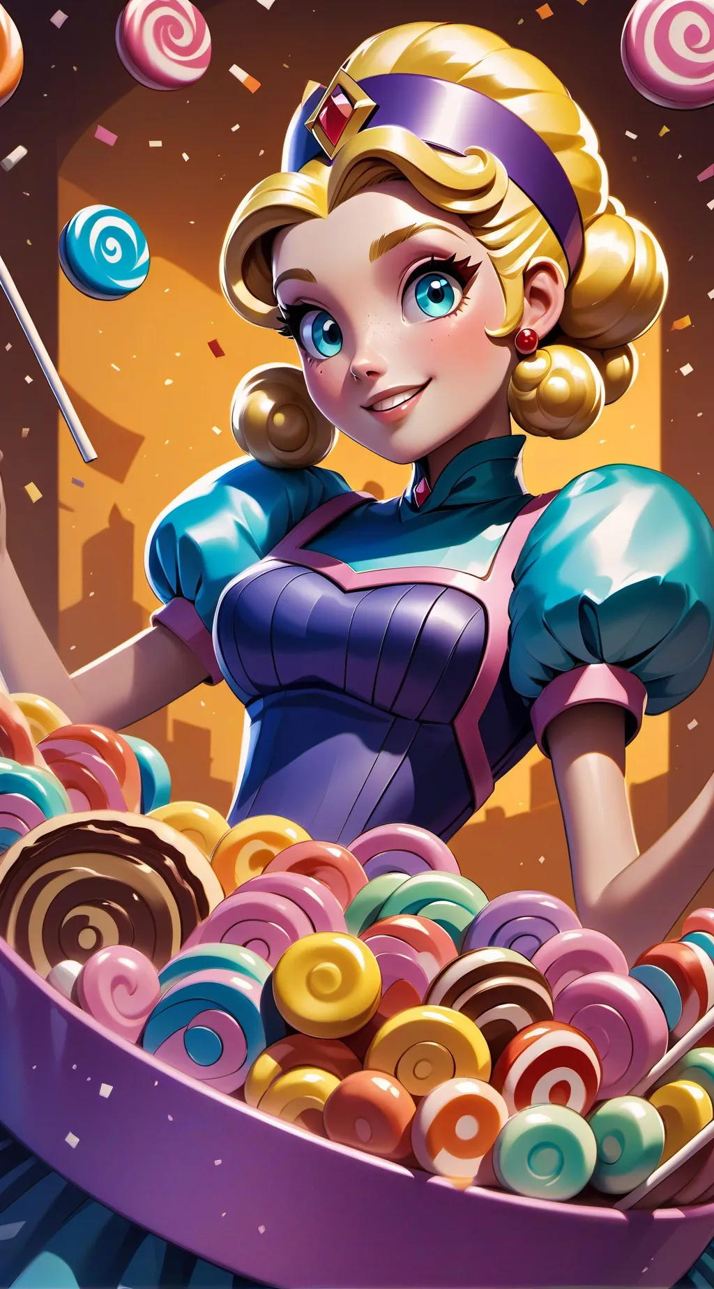 ai character: Princess Lolli  background