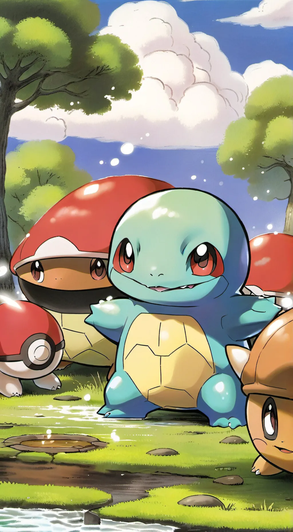 ai character: סקווירטל background