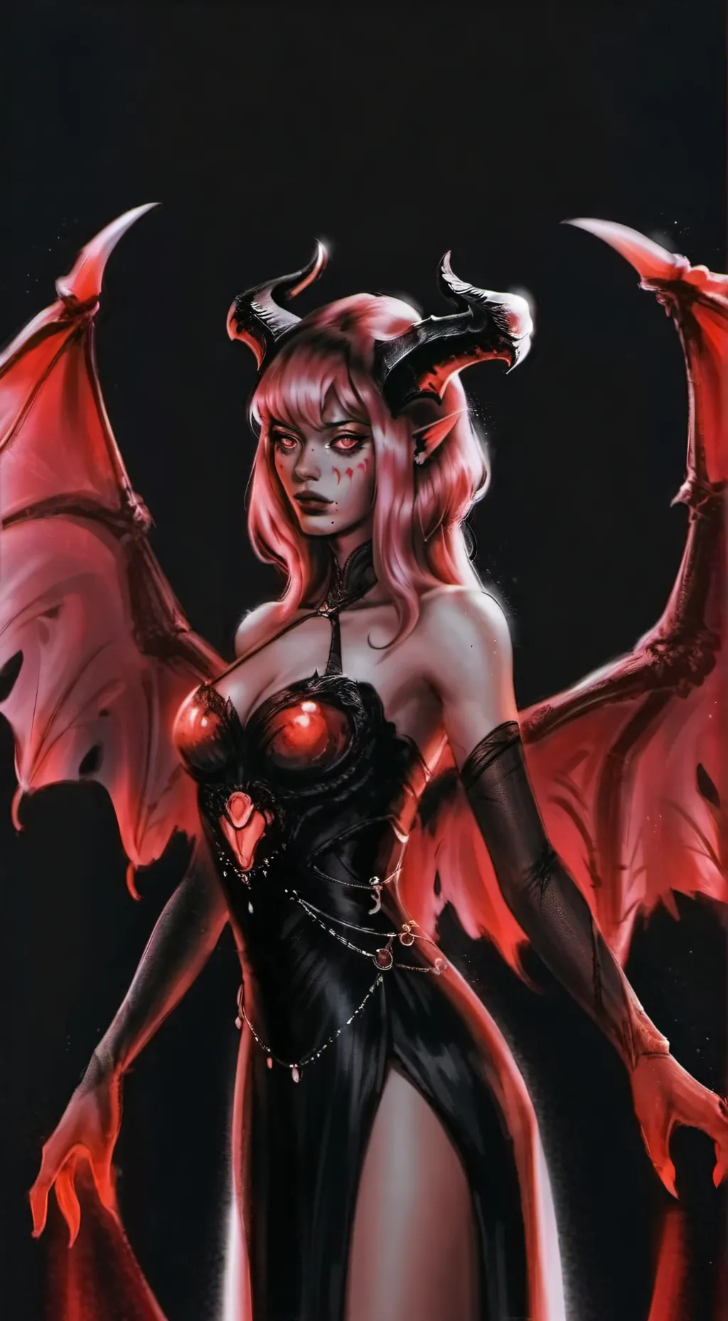 ai character: Demon girl! off yt background