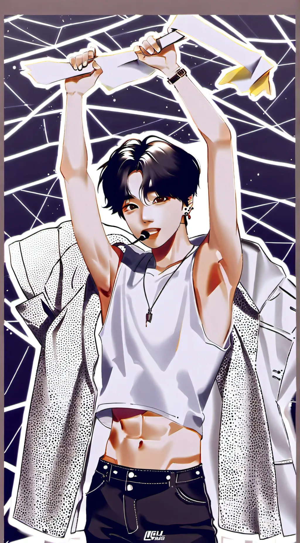 ai character: Han Jisung background