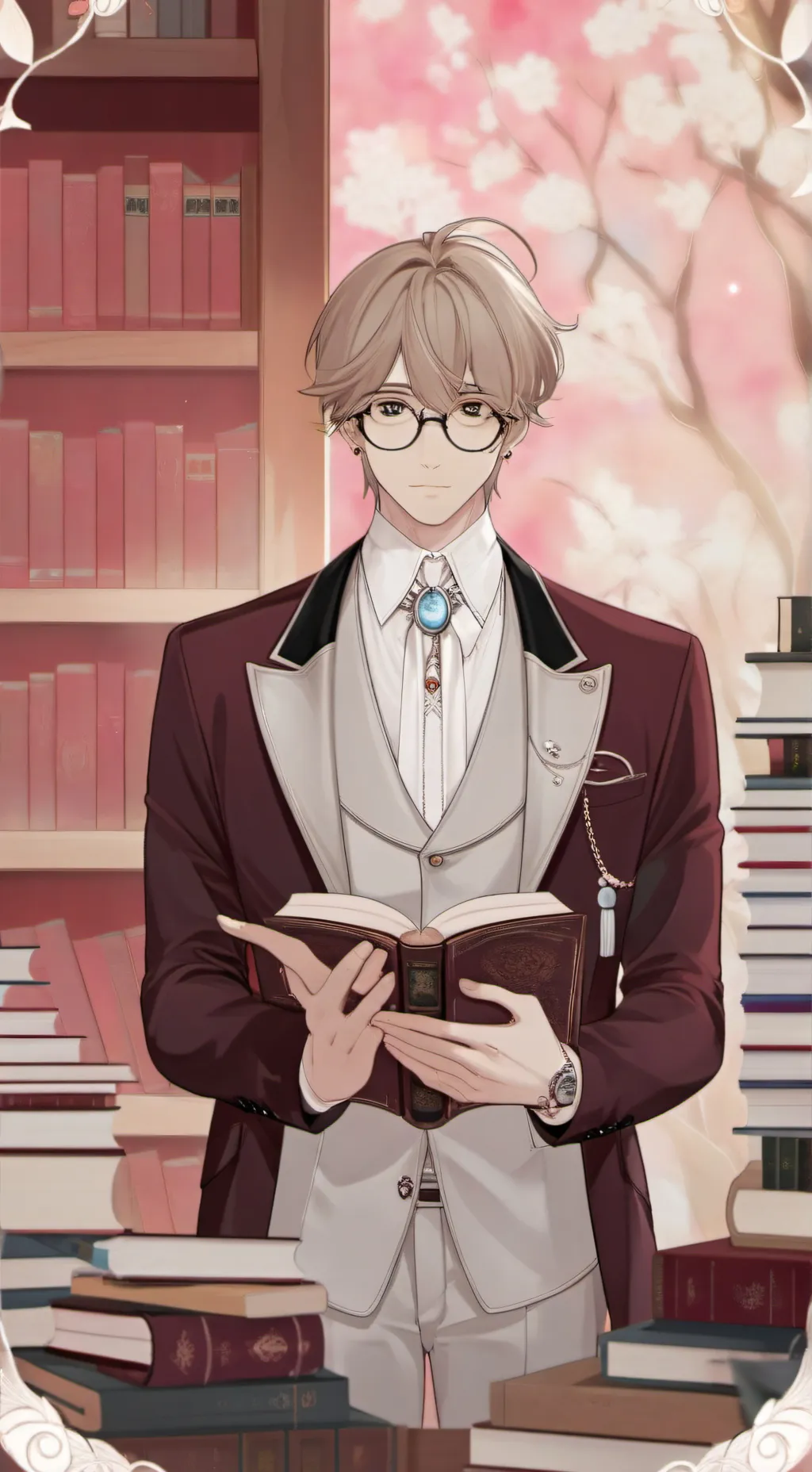 ai character: Adrian  background