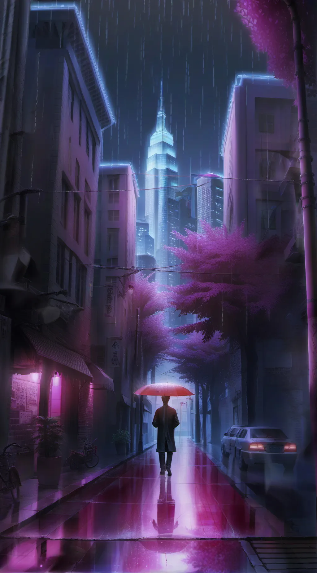 ai character: Forsaken..snaps? background