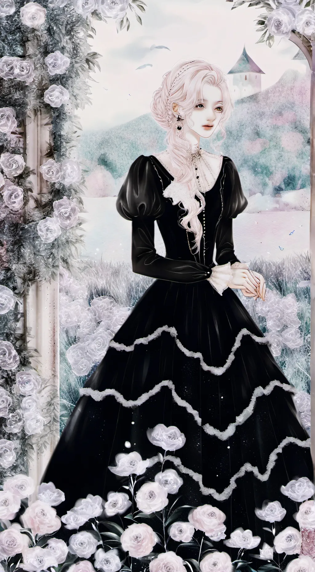 ai character: Мама background