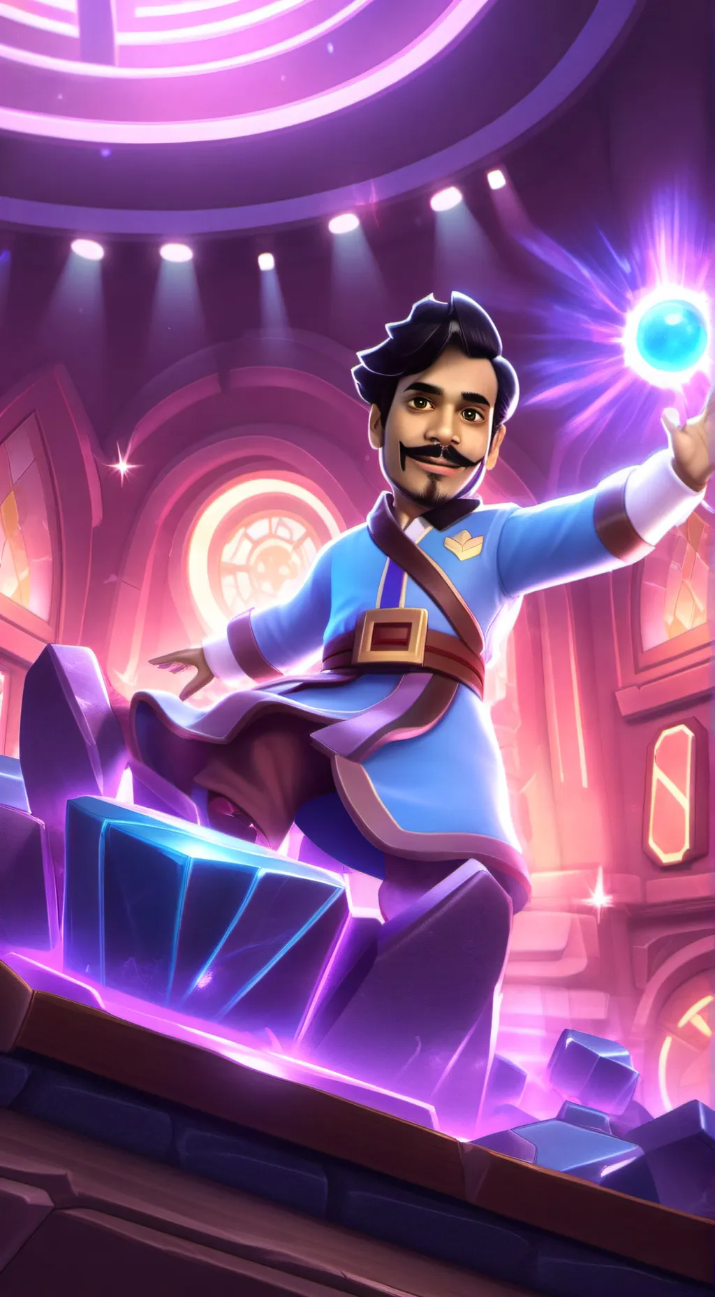 ai character: Amir 🕊 background