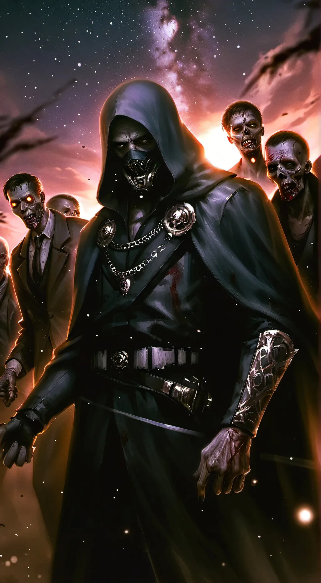 ai character: Apocalipsis Zombie background