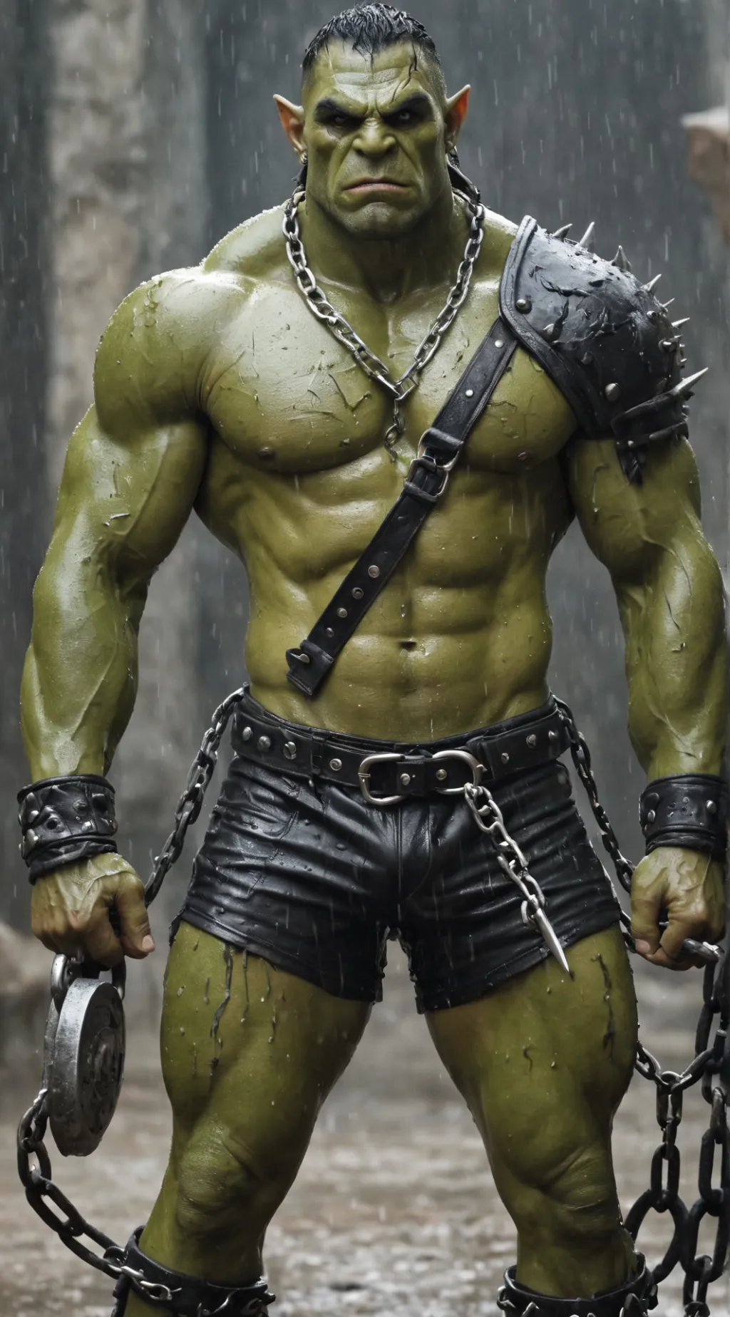 ai character: Orc Chief background