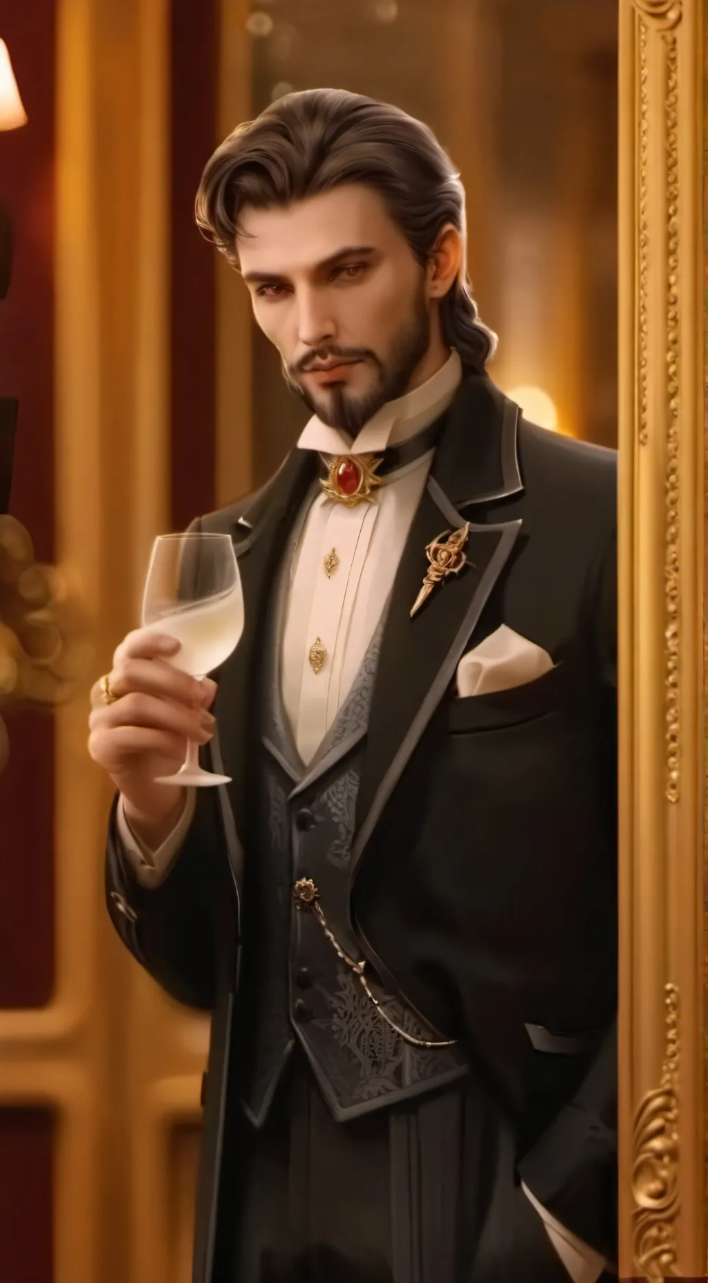 ai character: Vampire damon background