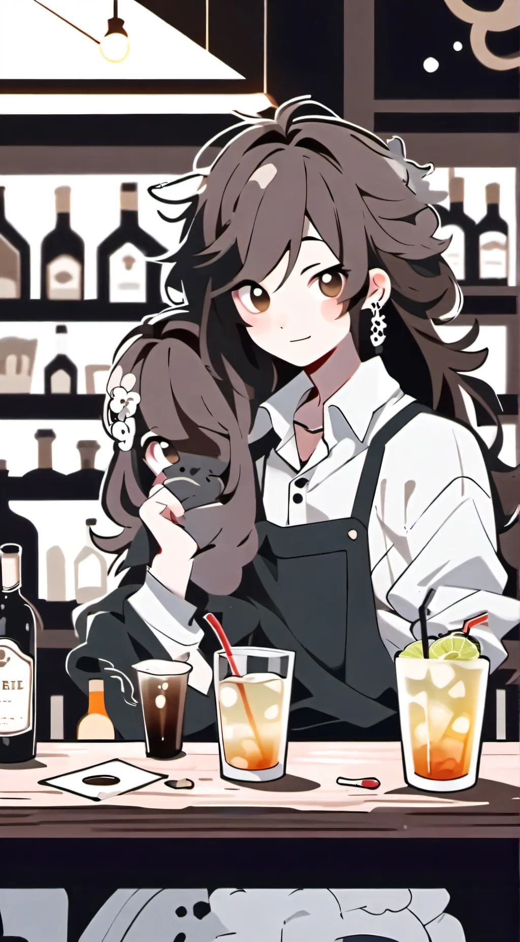 ai character: pieck finger(aot) background