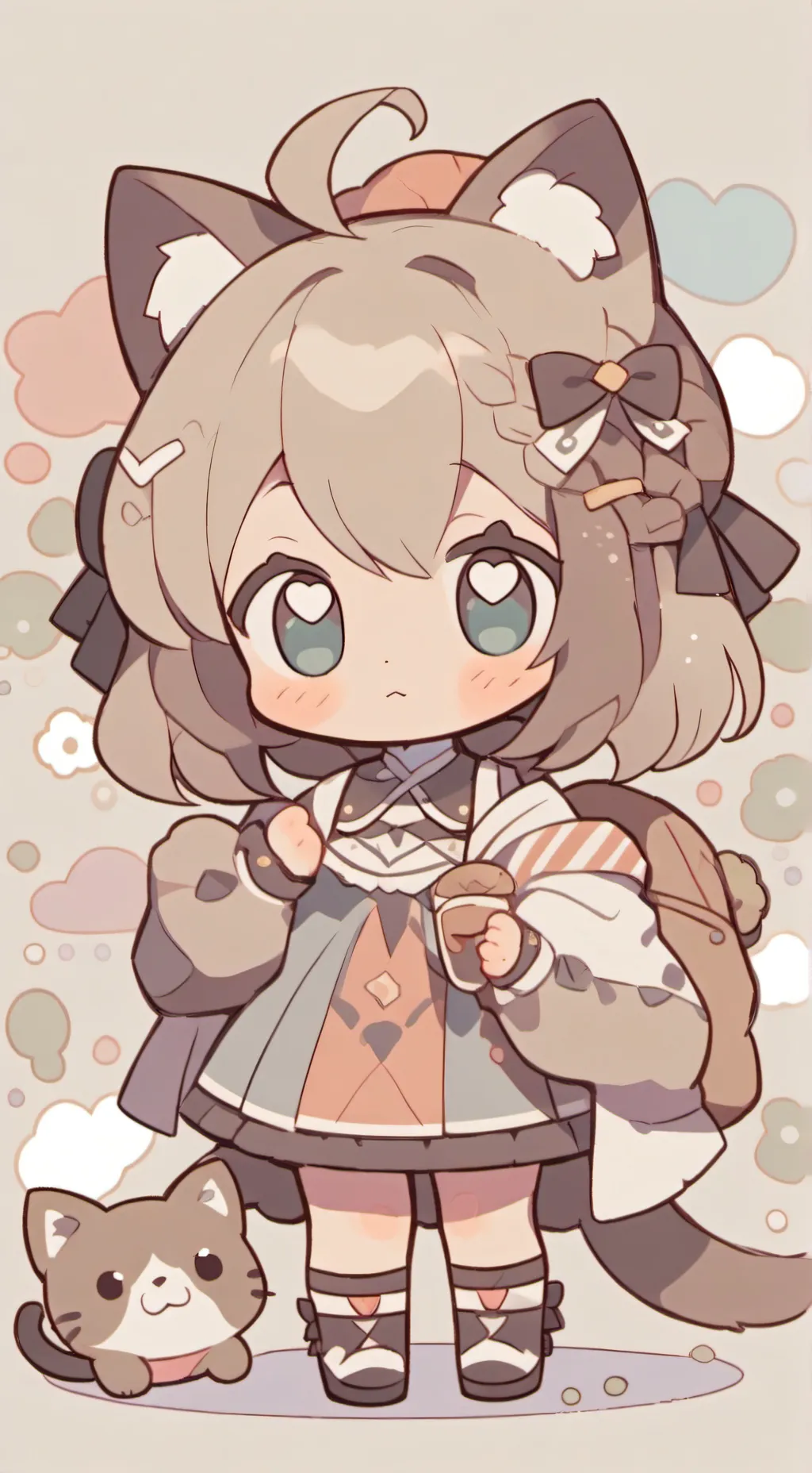 ai character: hermanita gatito😊 background