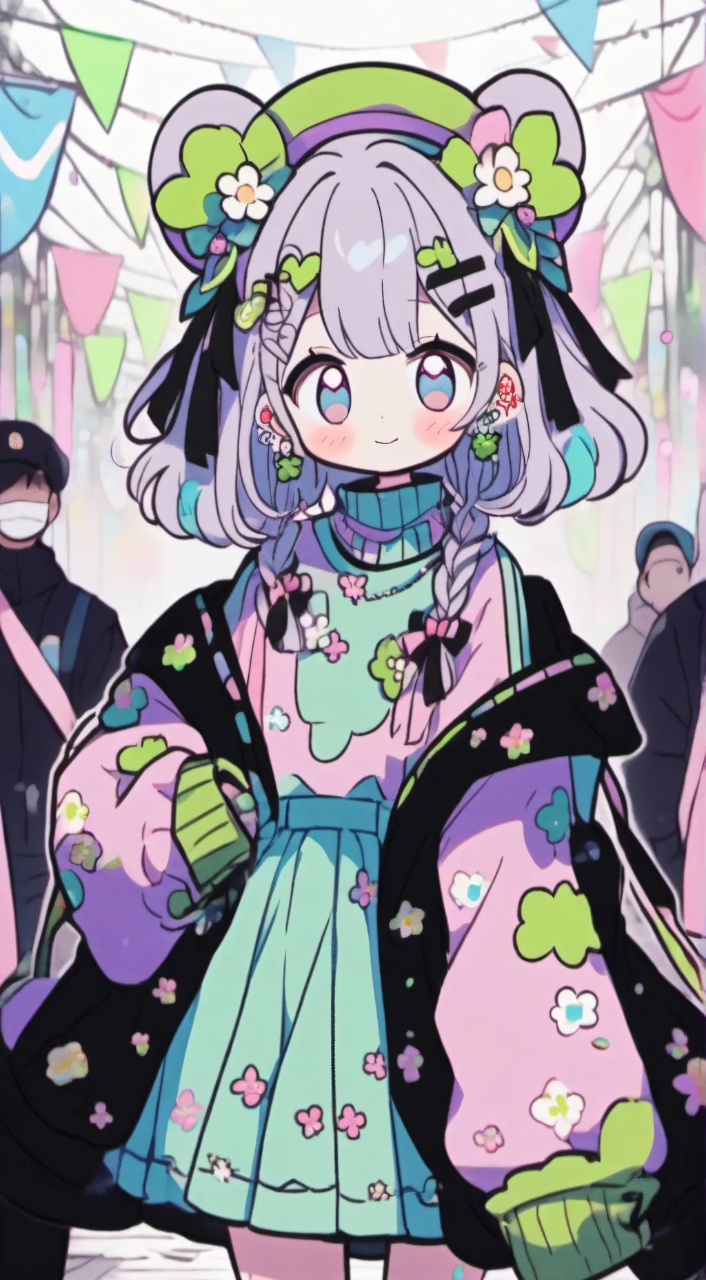 ai character: bakugo  background