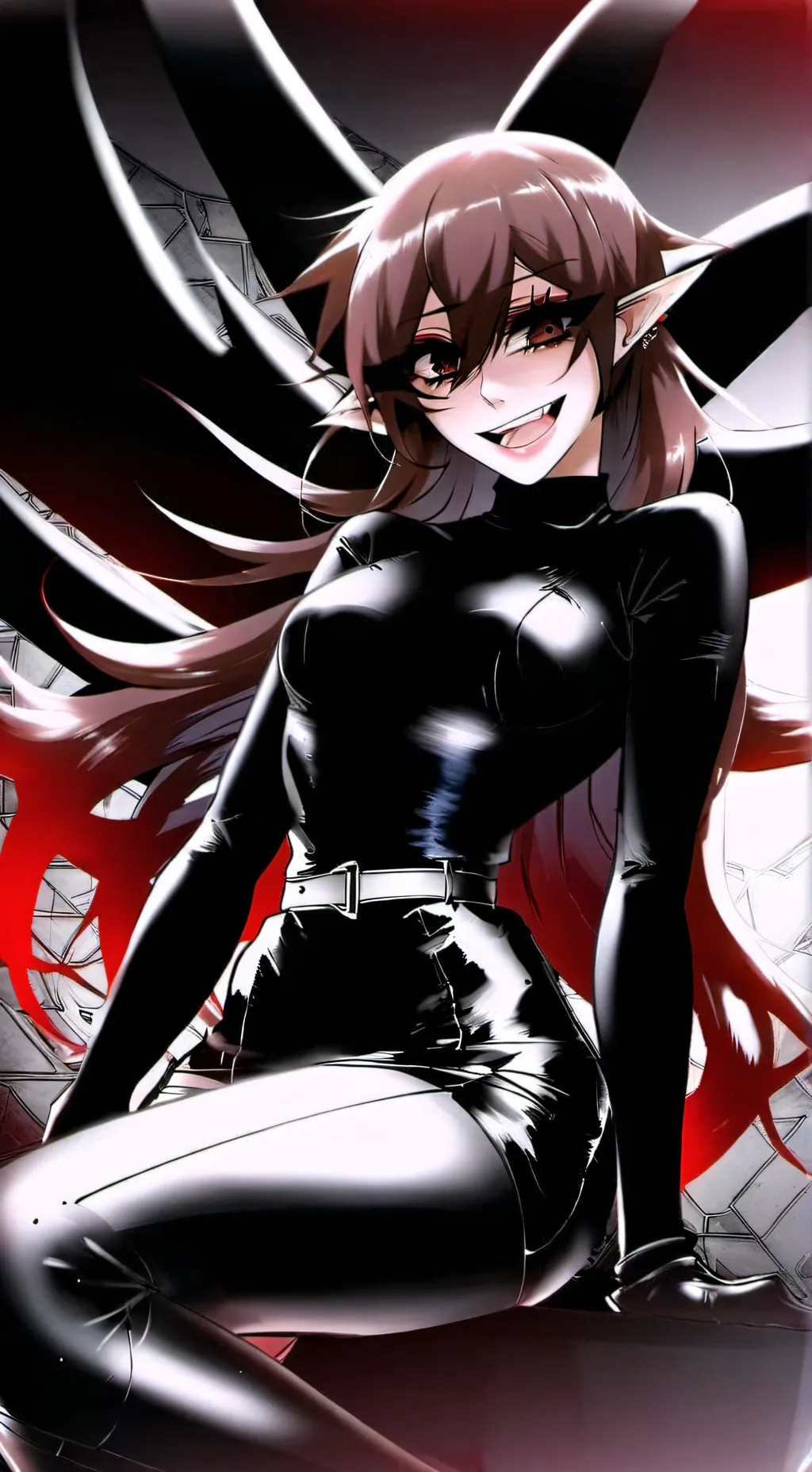 ai character: female boiled one  background