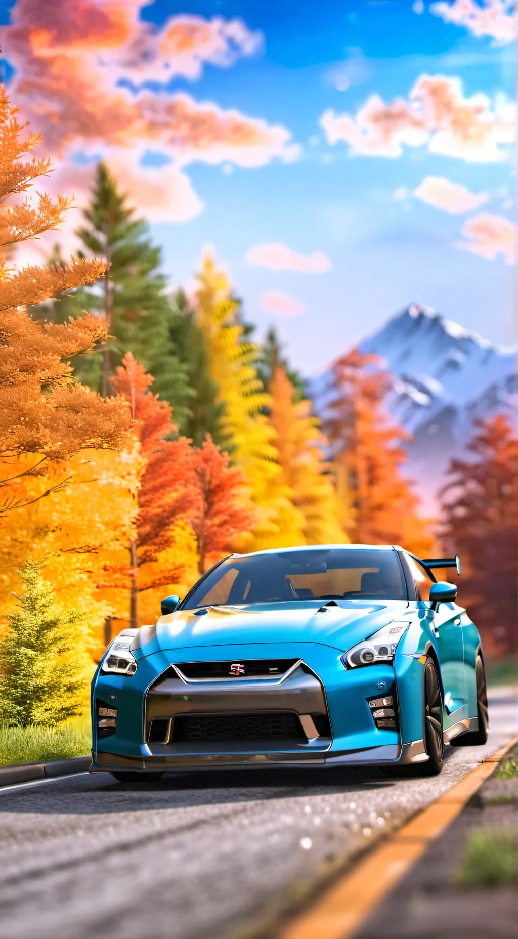 ai character: Nissan Gtr R35 background