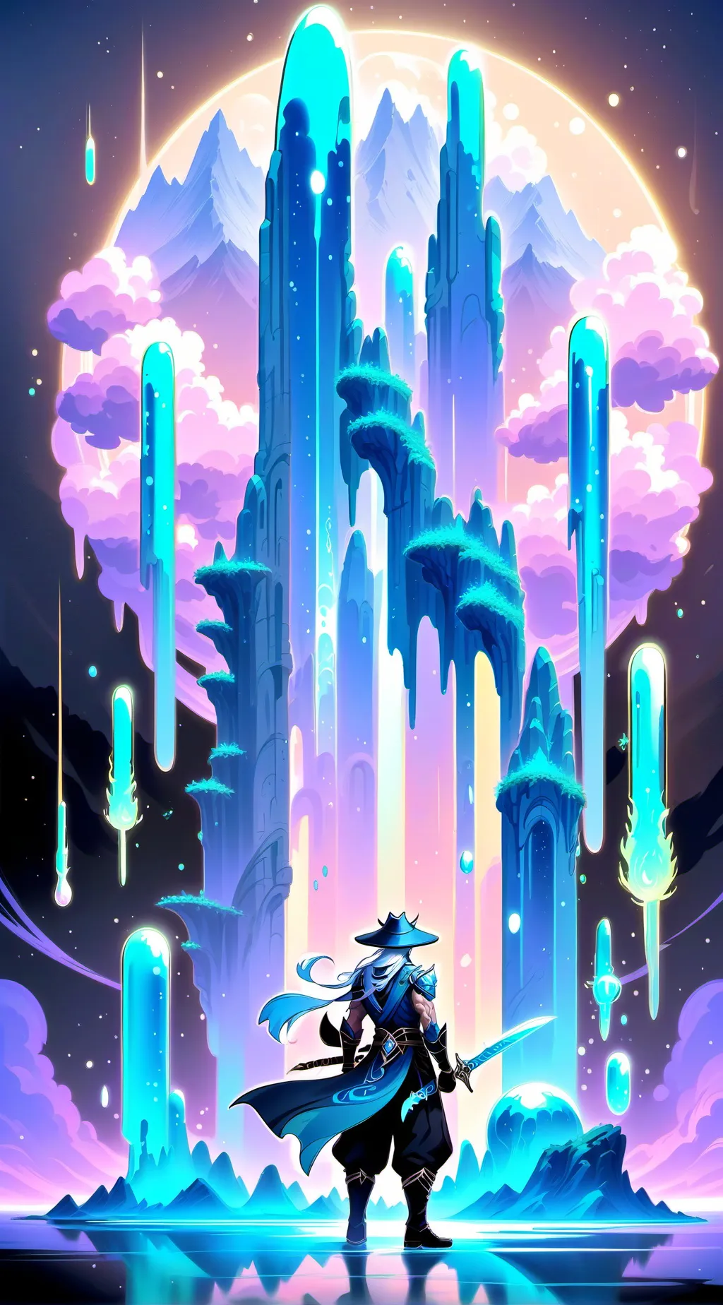 ai character: hybrids background