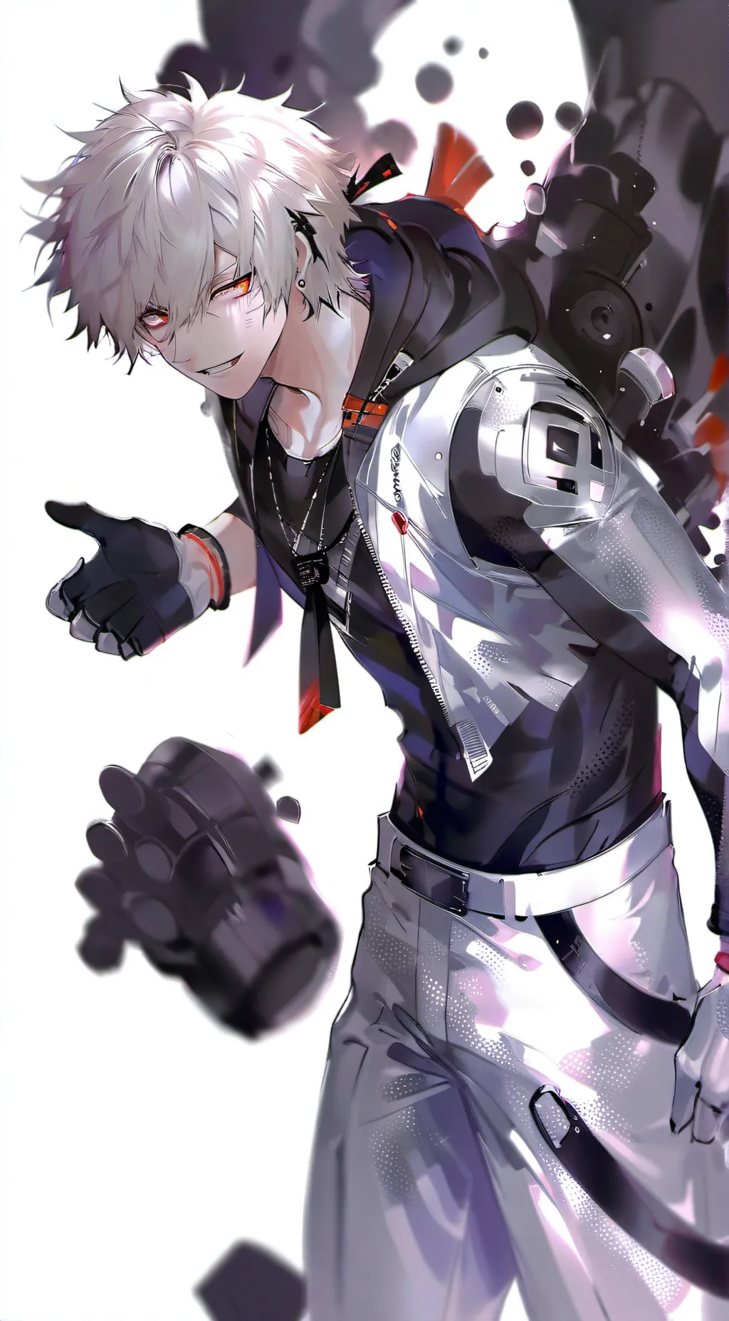 ai character: Bakugo  background