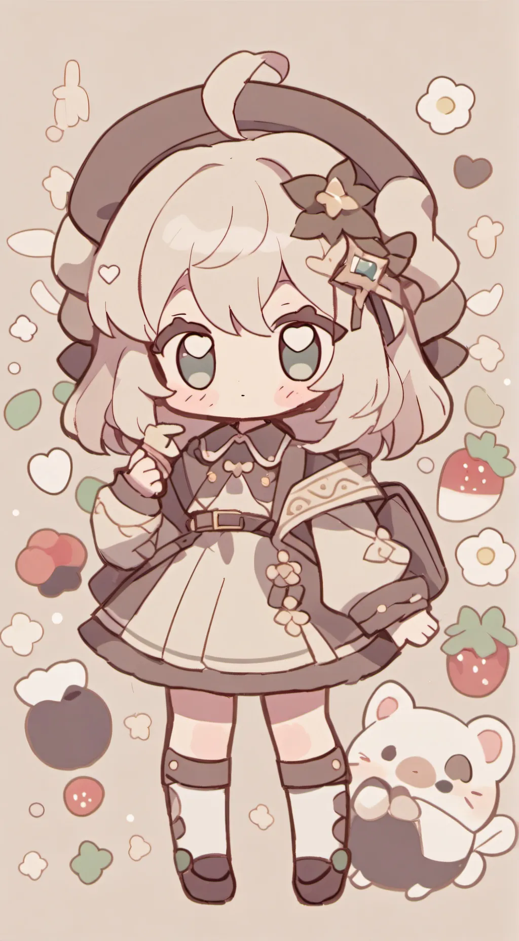 ai character: Teddy background