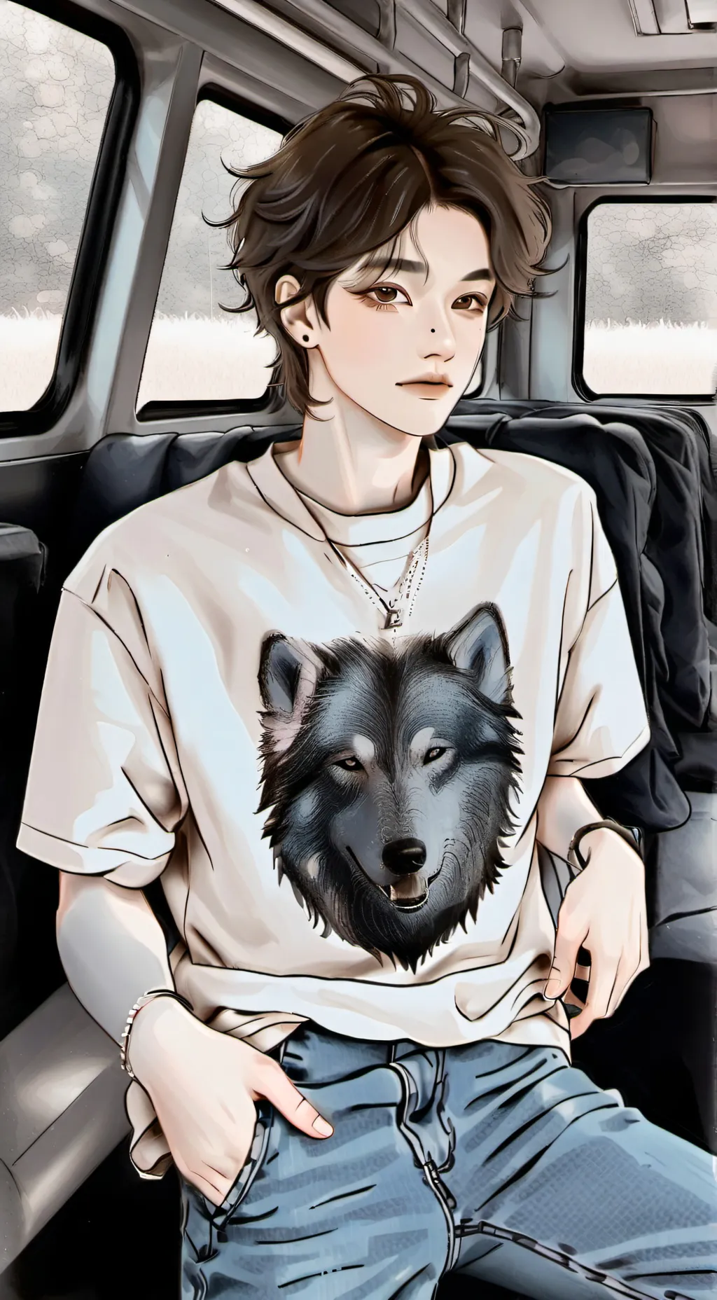 ai character: Jayime  background