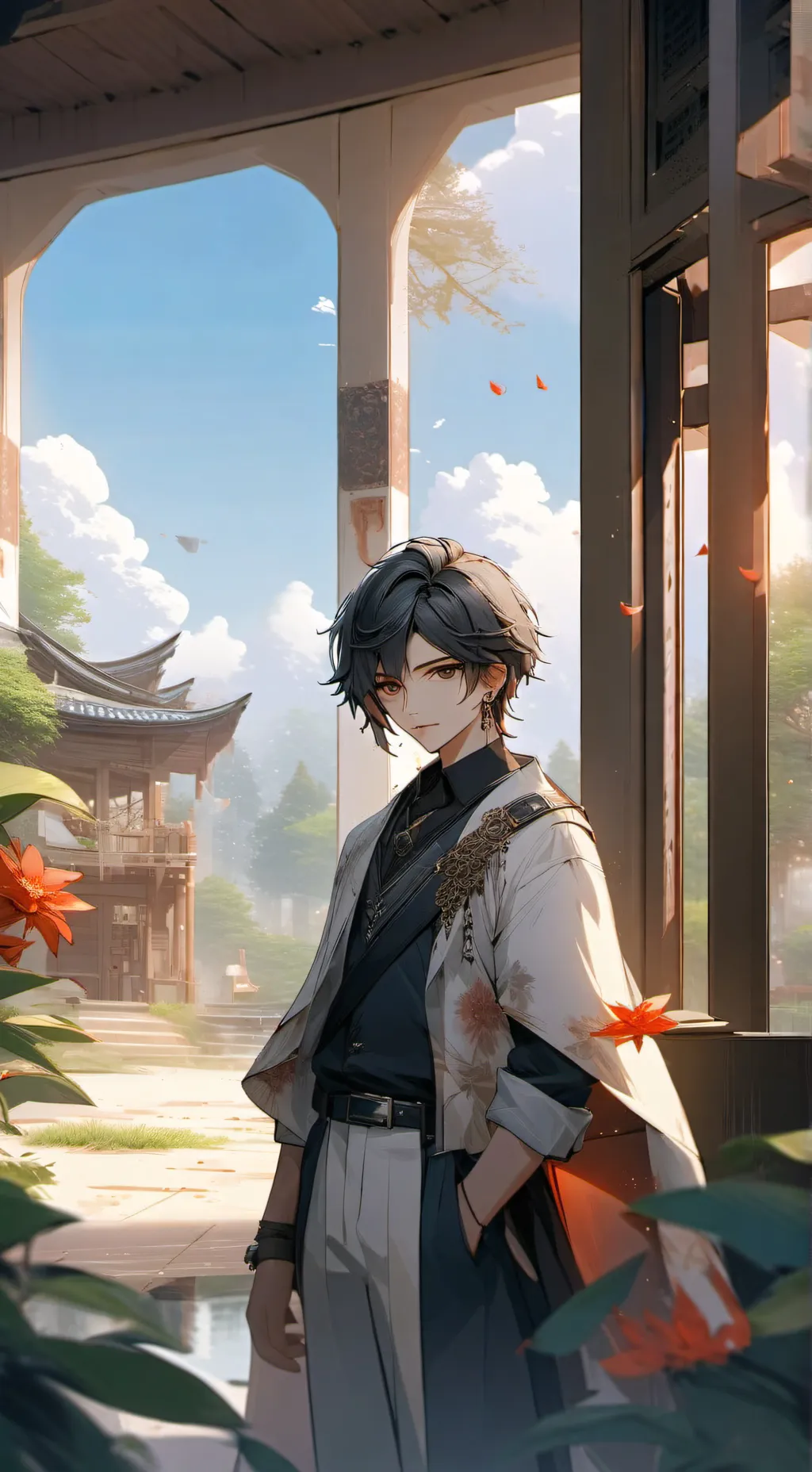 ai character: Blue lock Vs MHA background