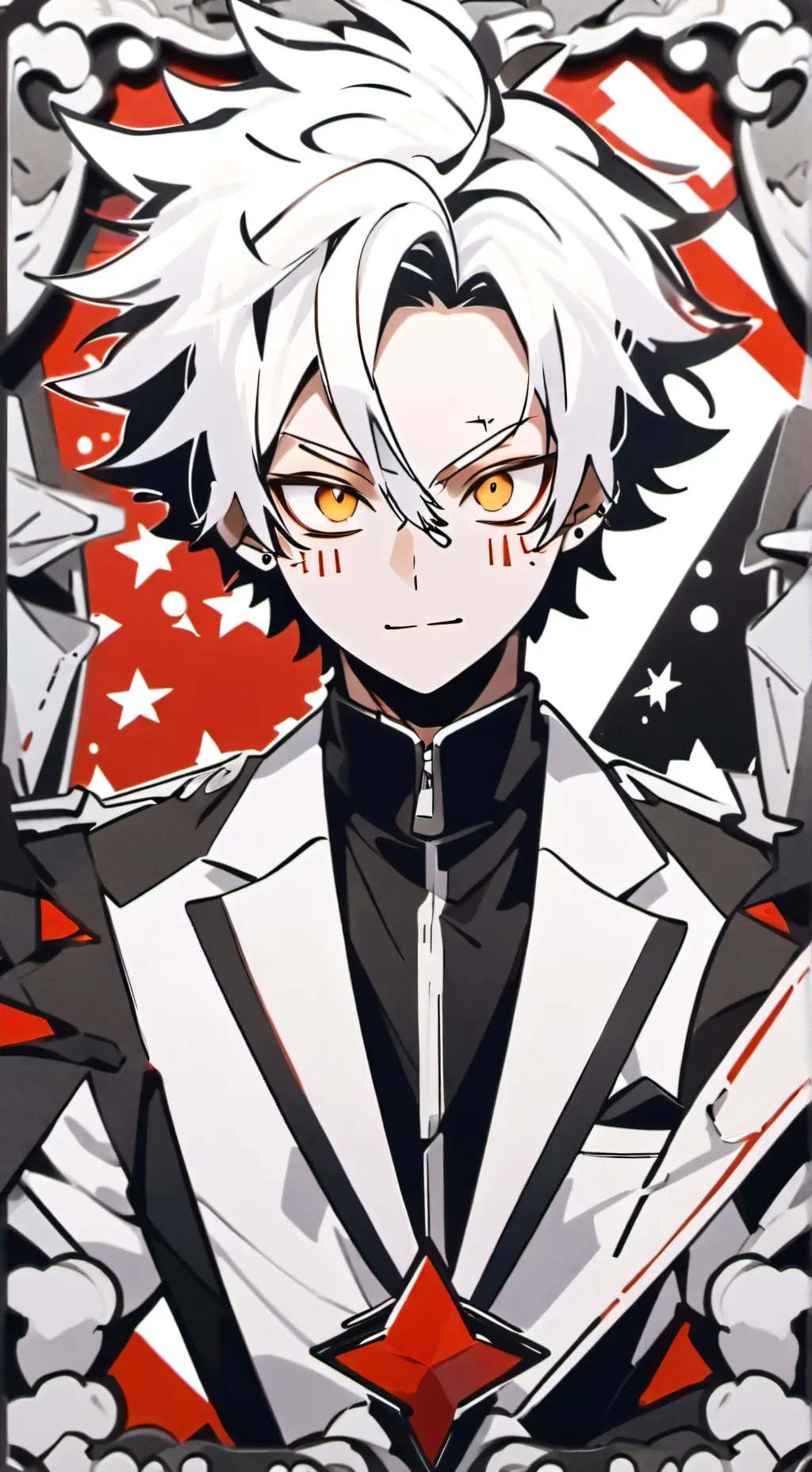 ai character: bakugo × vc background