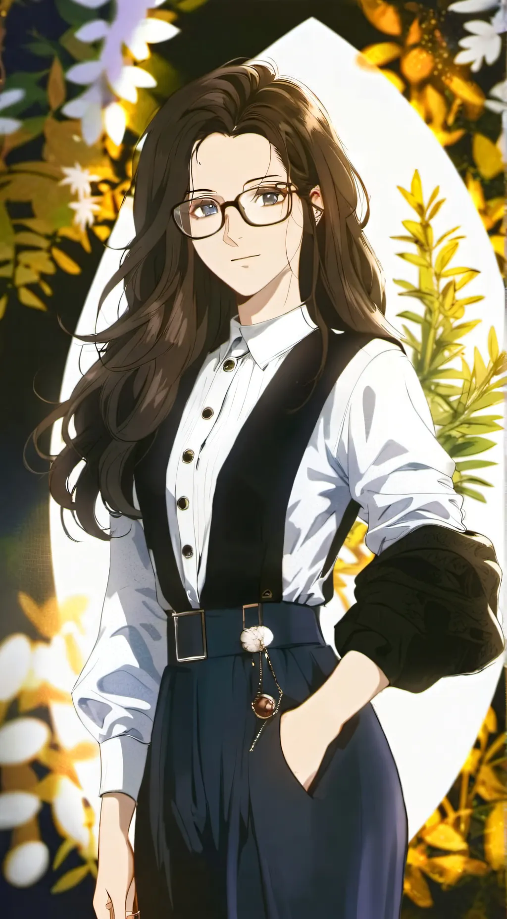 ai character: Charlotte Davis background