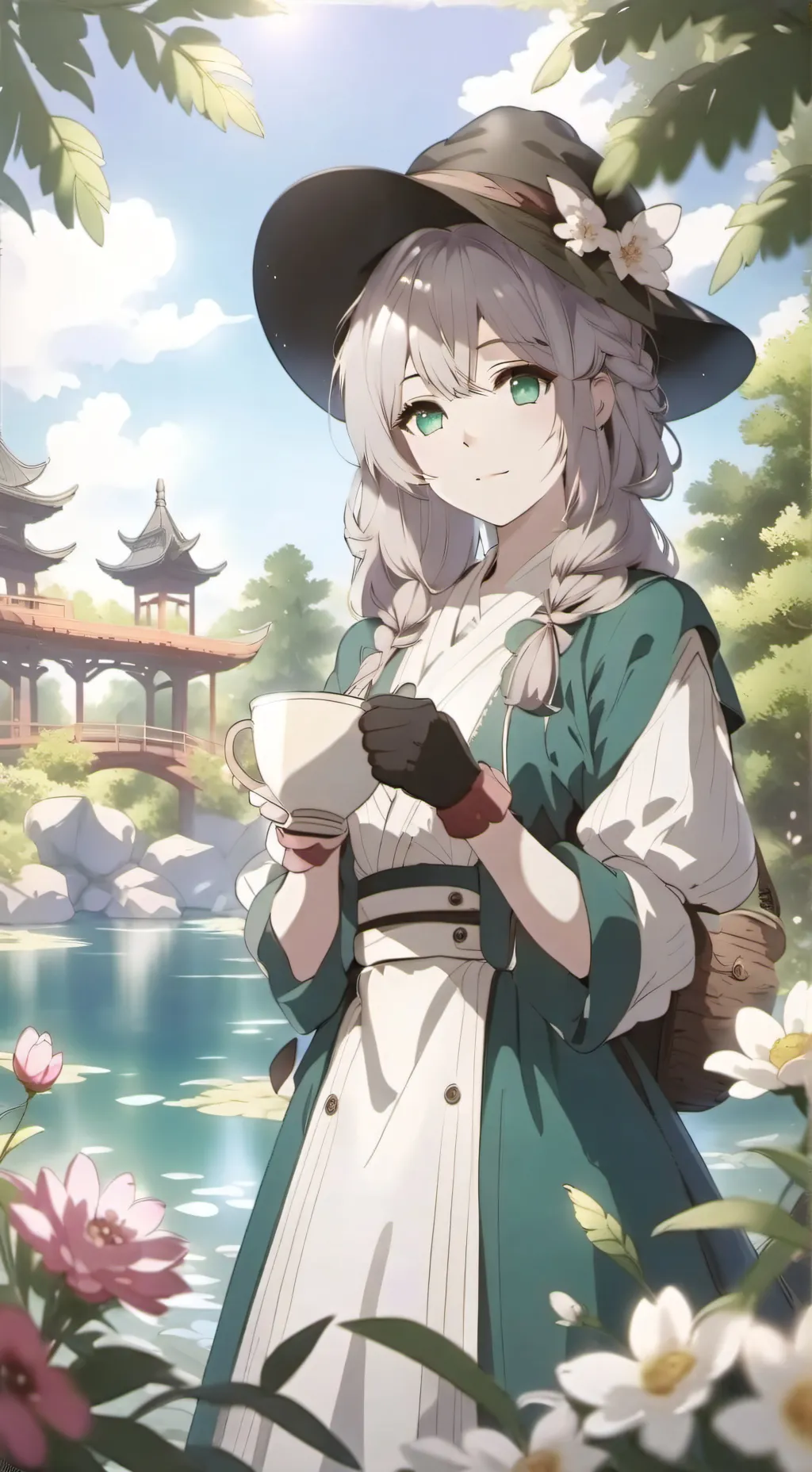 ai character: Y/n cat😺 background