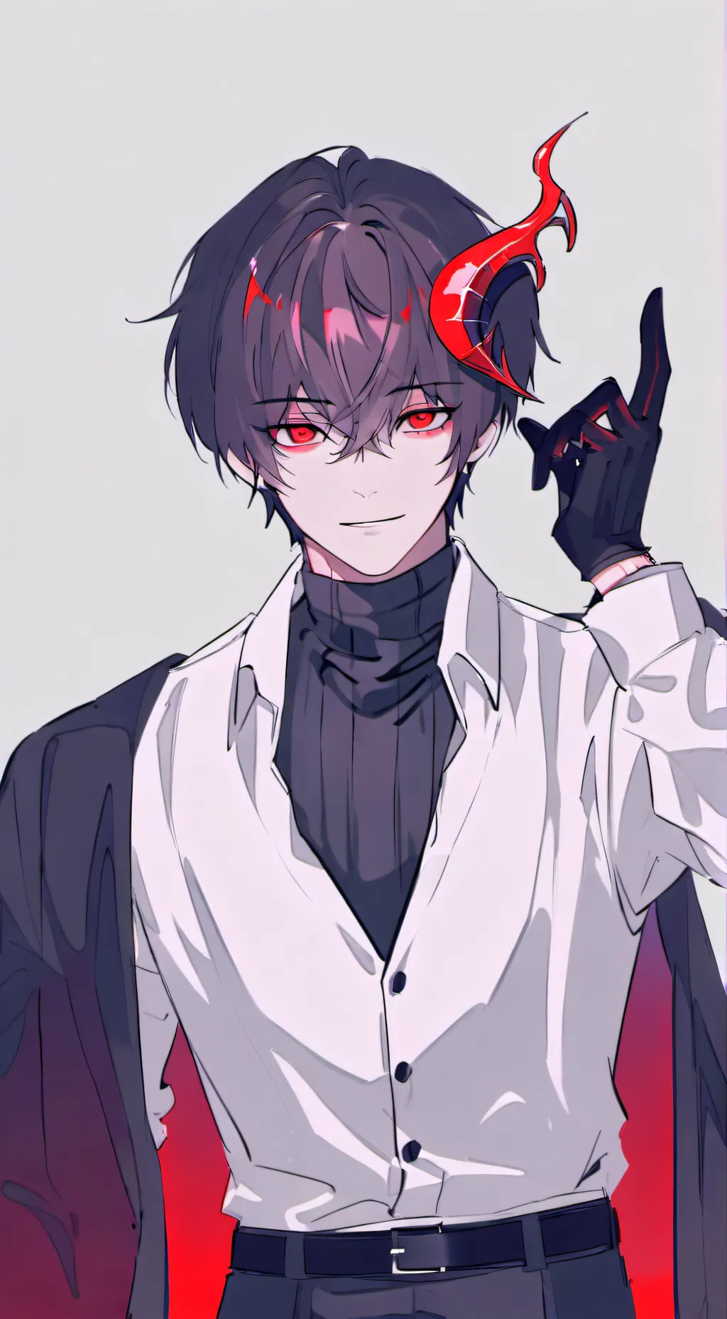 ai character: A lil Demon Friend background