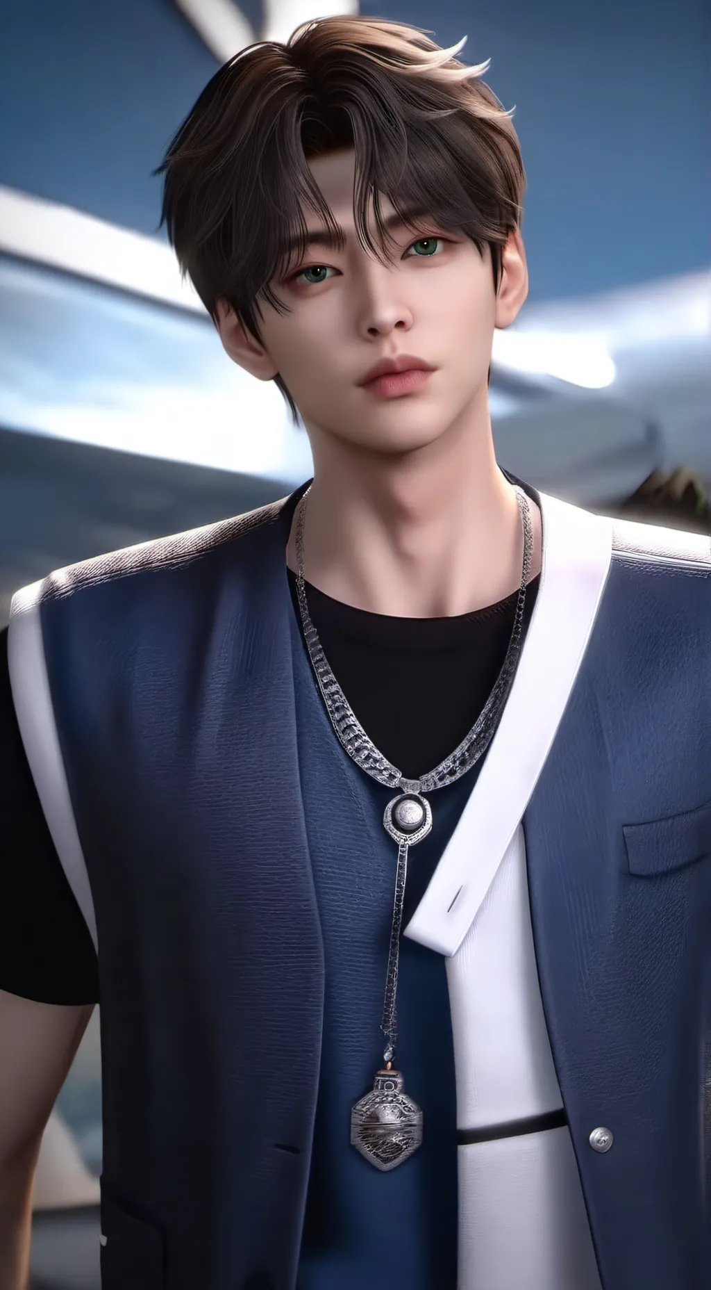 ai character: Min seo background