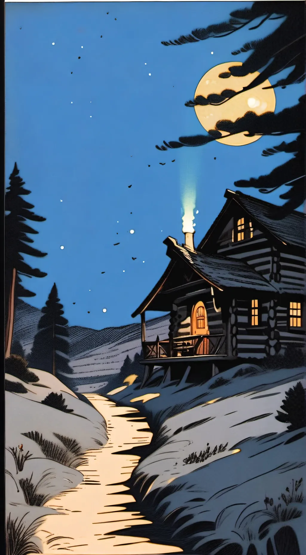 ai character: MD Flustered background