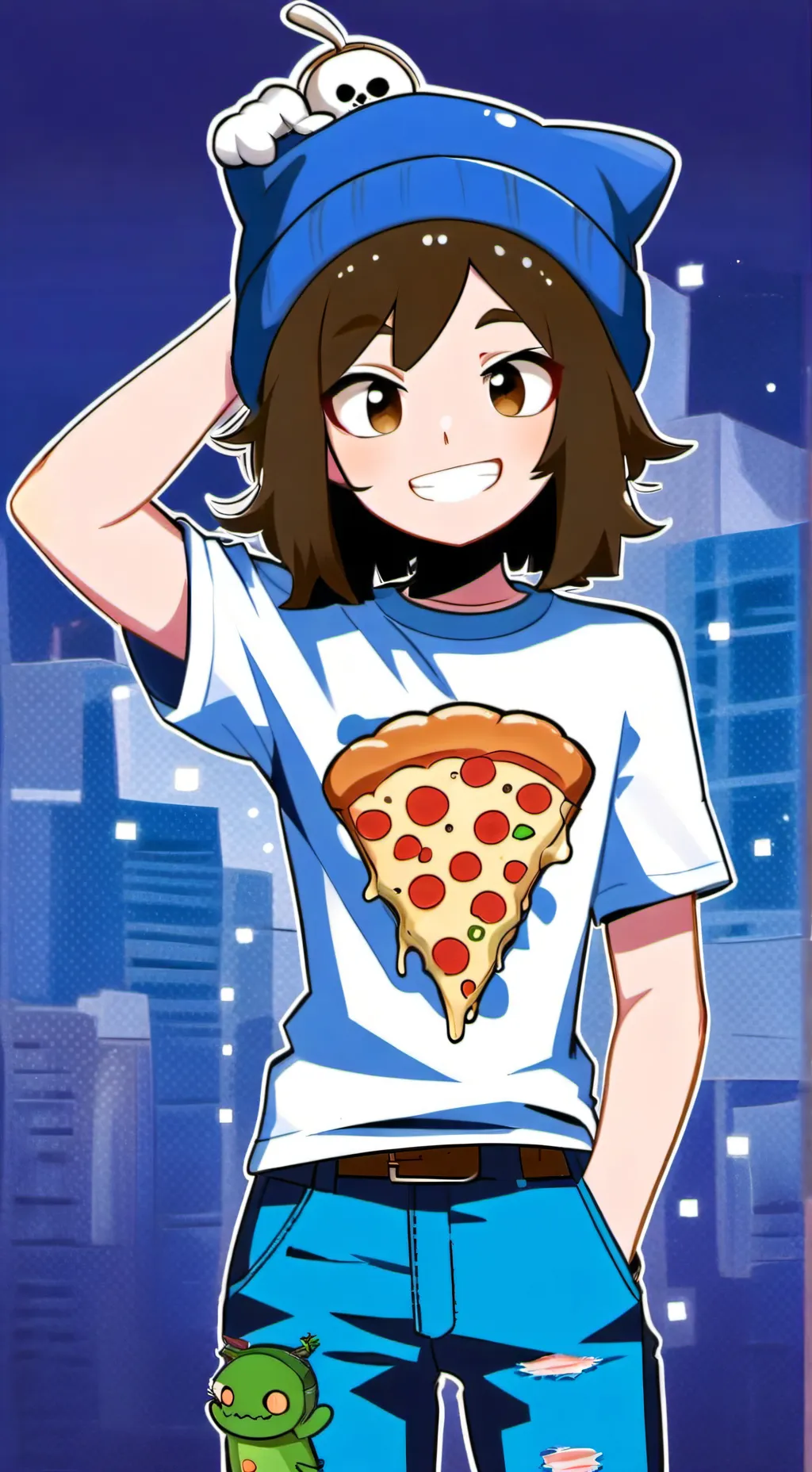 ai character: Aleyy and Maca  background