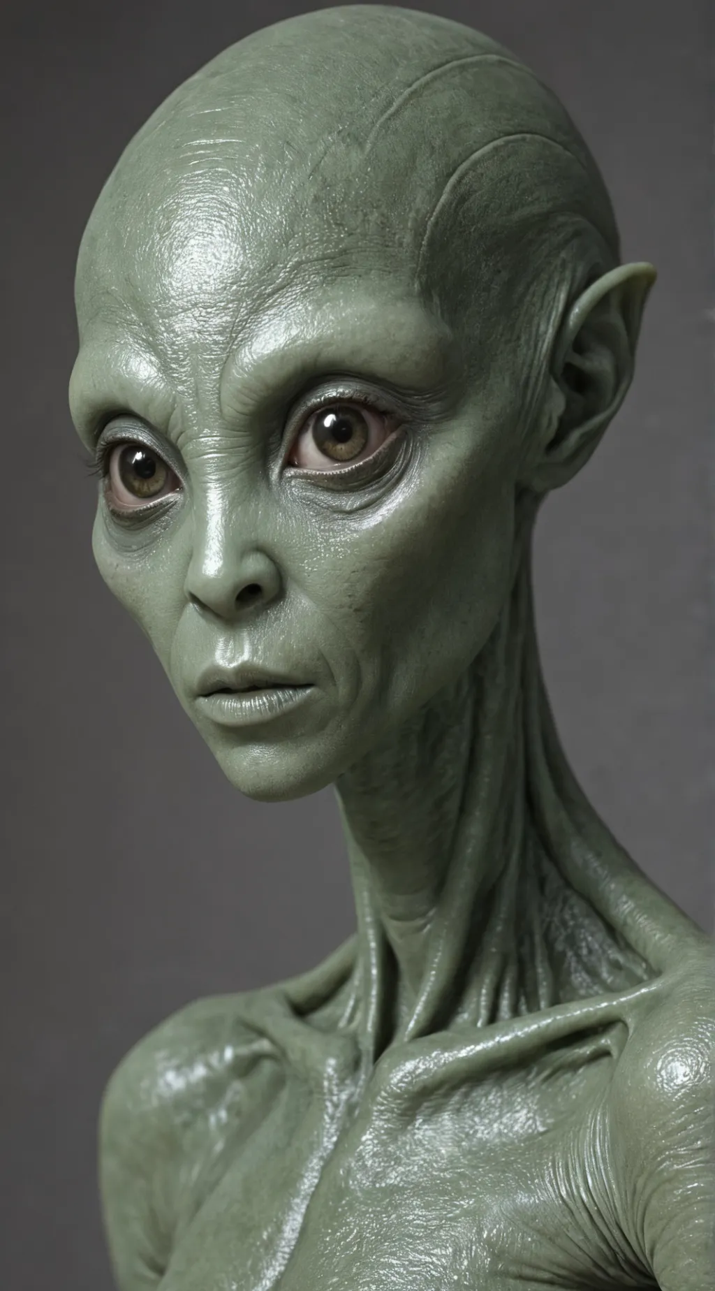 ai character: alien  background