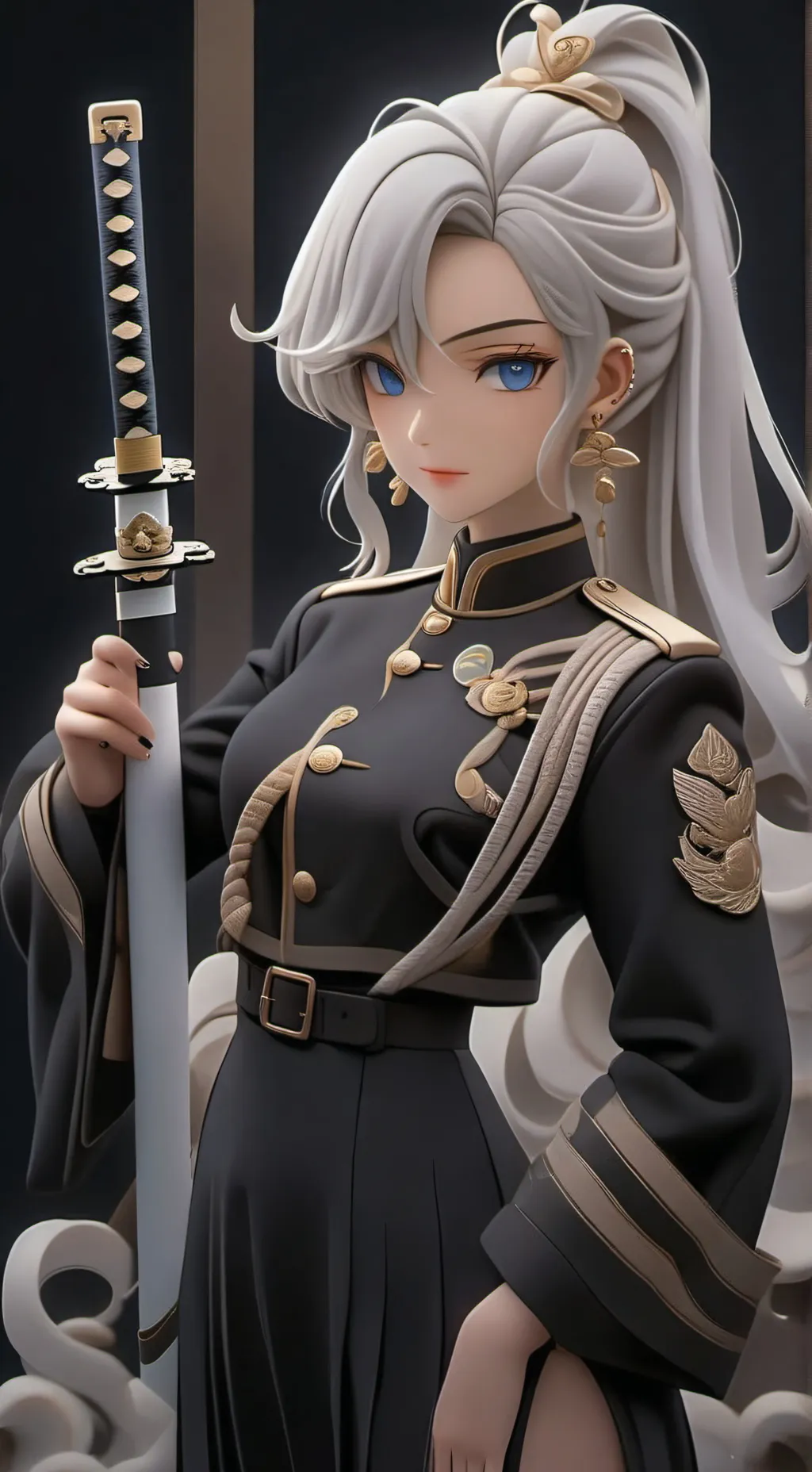 ai character: mha x kny background