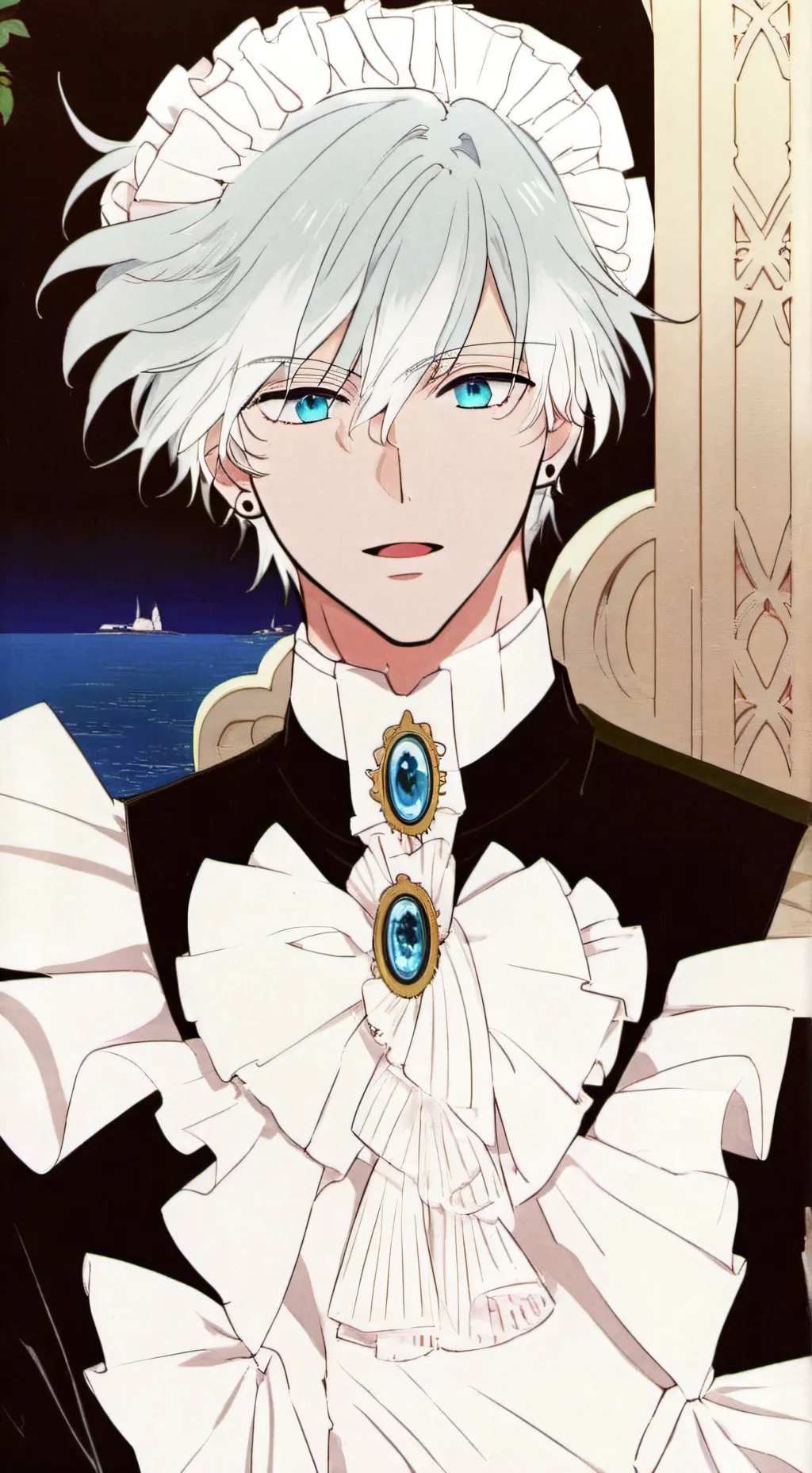 ai character: JJK maid dress :3 background