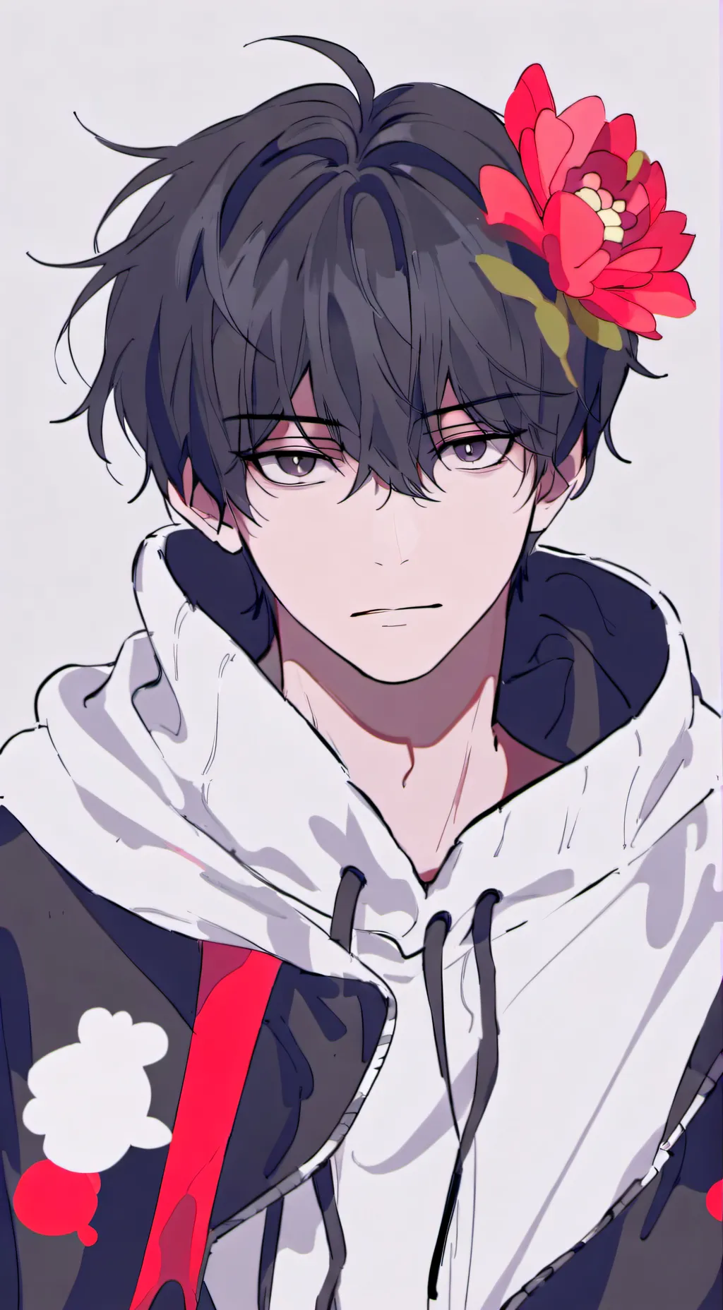 ai character: enzo🖤 background