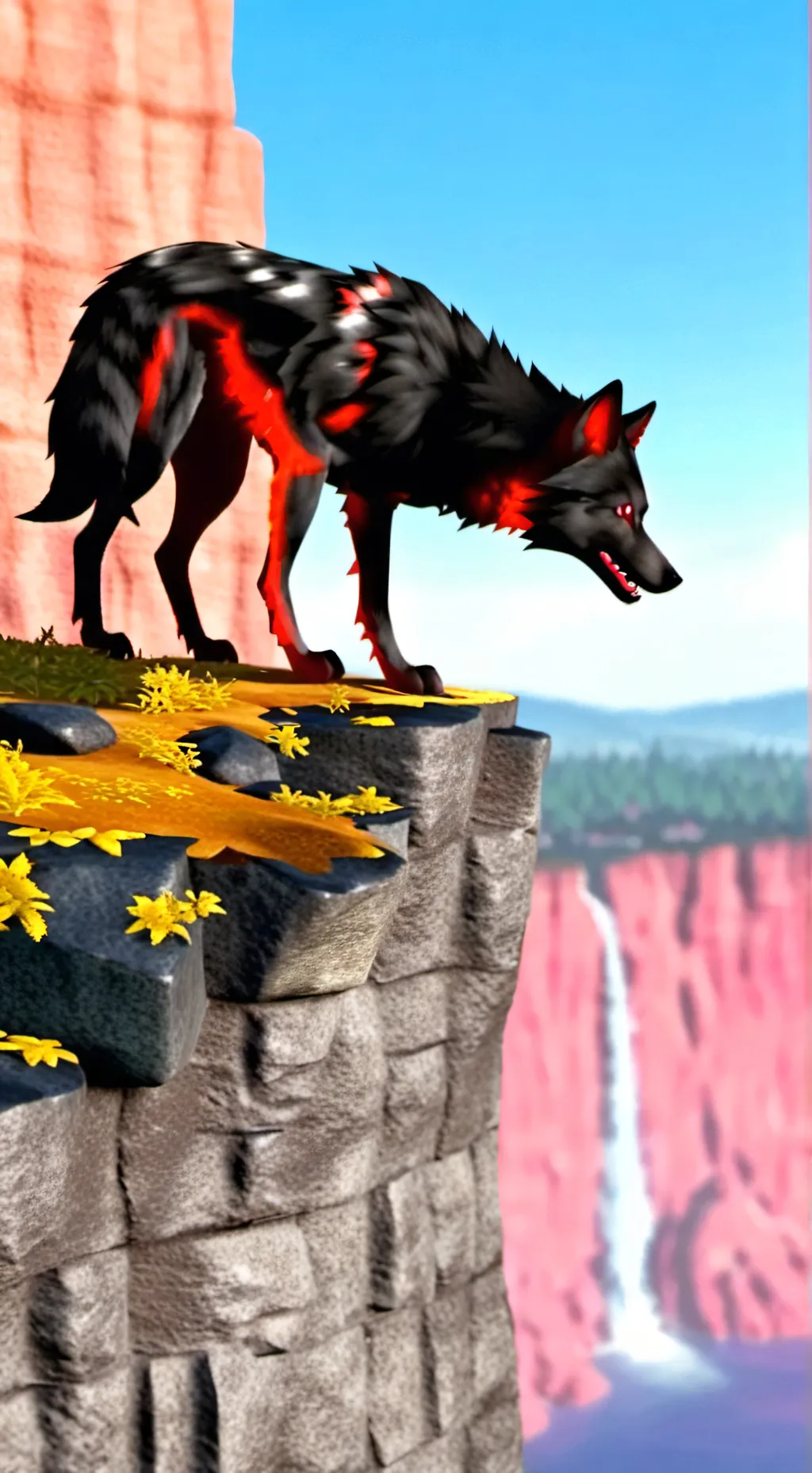 ai character: Shade  background