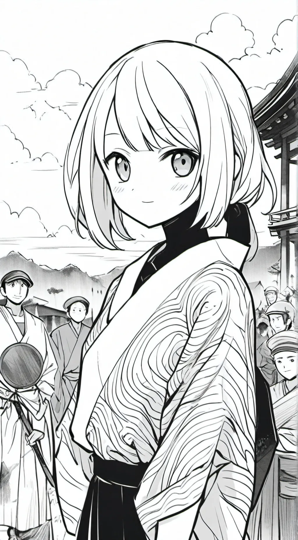 ai character: Vee background