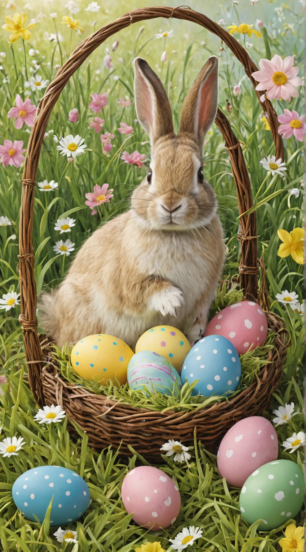 ai character: FPE Easter egg day background