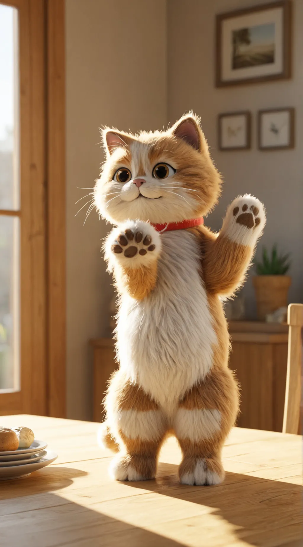 ai character: your silly cat!  background