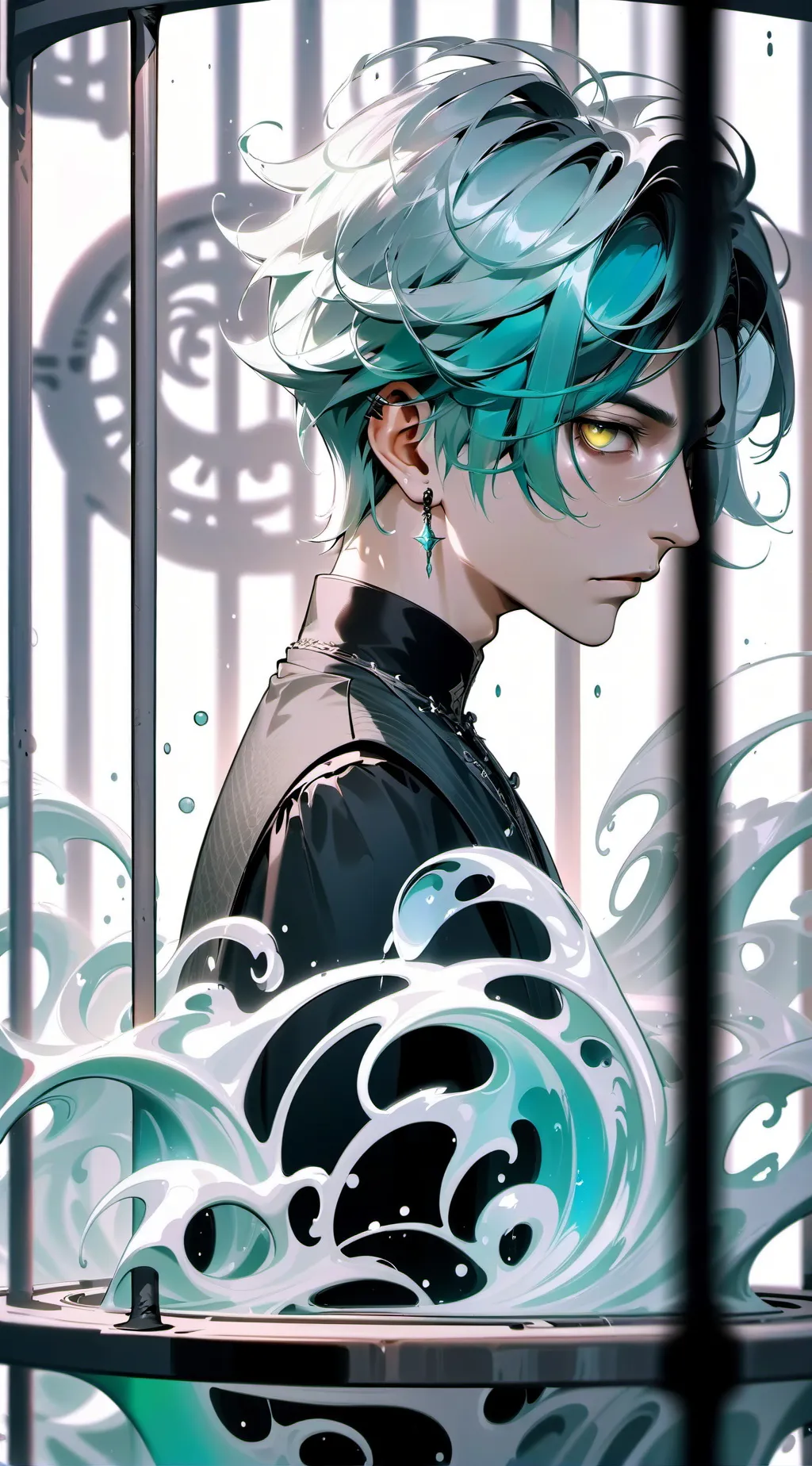 ai character: Experment  background